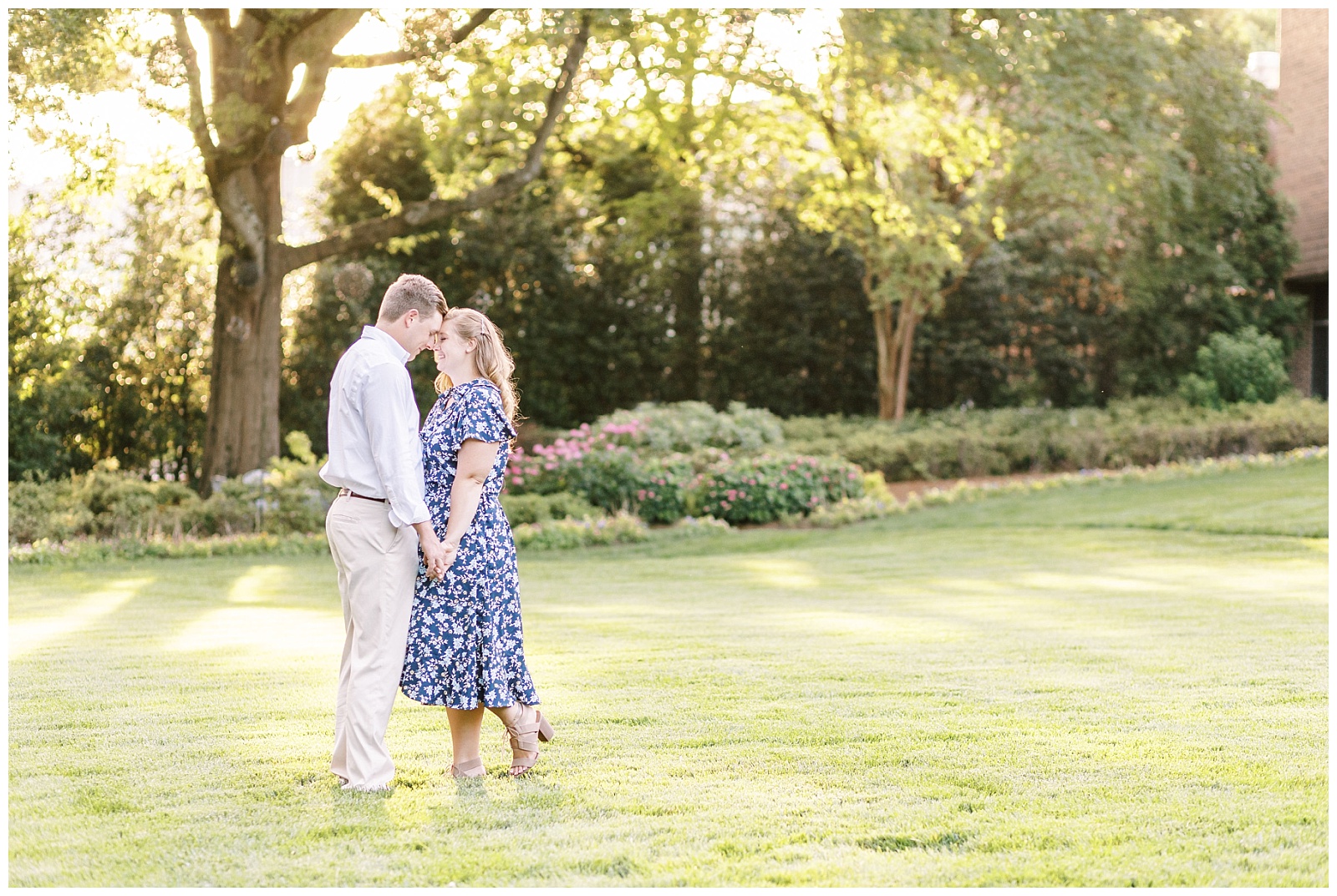 WRAL Azalea Gardens Engagement Photos | Raleigh Wedding Photographer