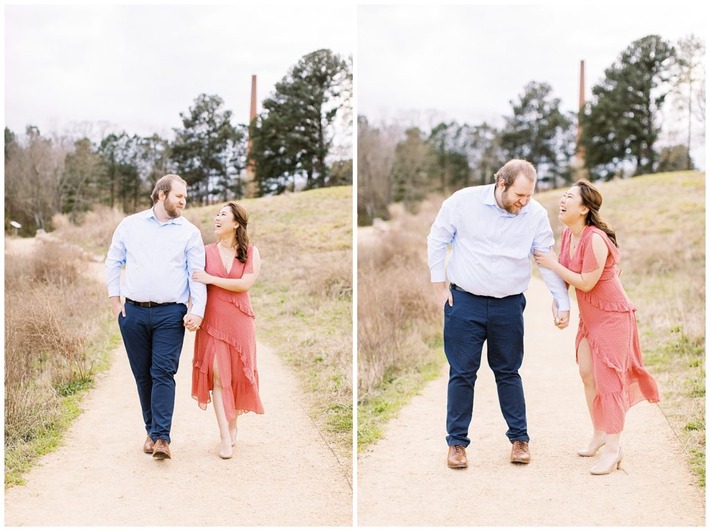 Engagement Photos at the Raleigh NCMA
