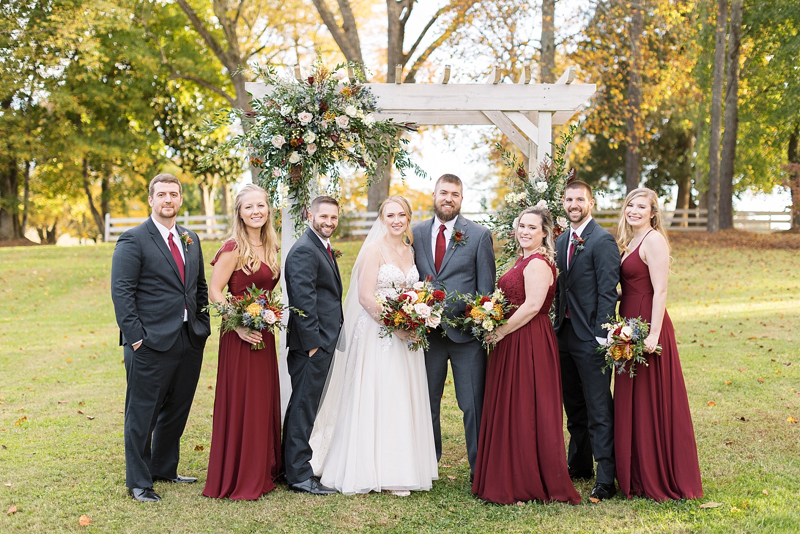 Fall Wedding at Cates Farm at Cane Creek | Raleigh Wedding Photographer