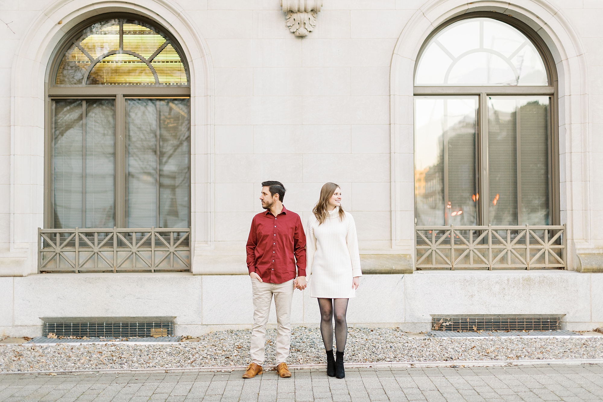 Winter Engagement Photos In Downtown Raleigh Wedding Photographer   Down Raleigh Engagement Photos Raleigh Wedding Photographer Sarah Hinckley Photography  0016 