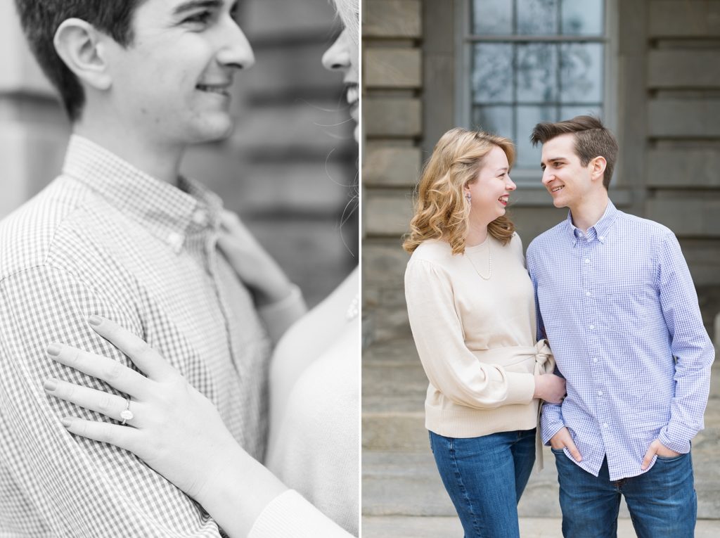 Winter Engagement Photos in Raleigh