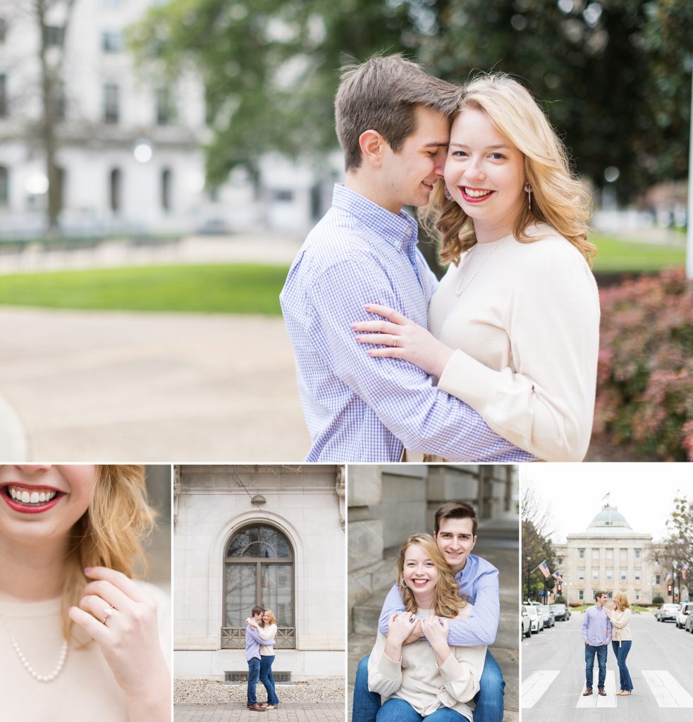 Downtown Raleigh Engagement Photographer | NC Wedding Photographer | Sarah Hinckley Photography