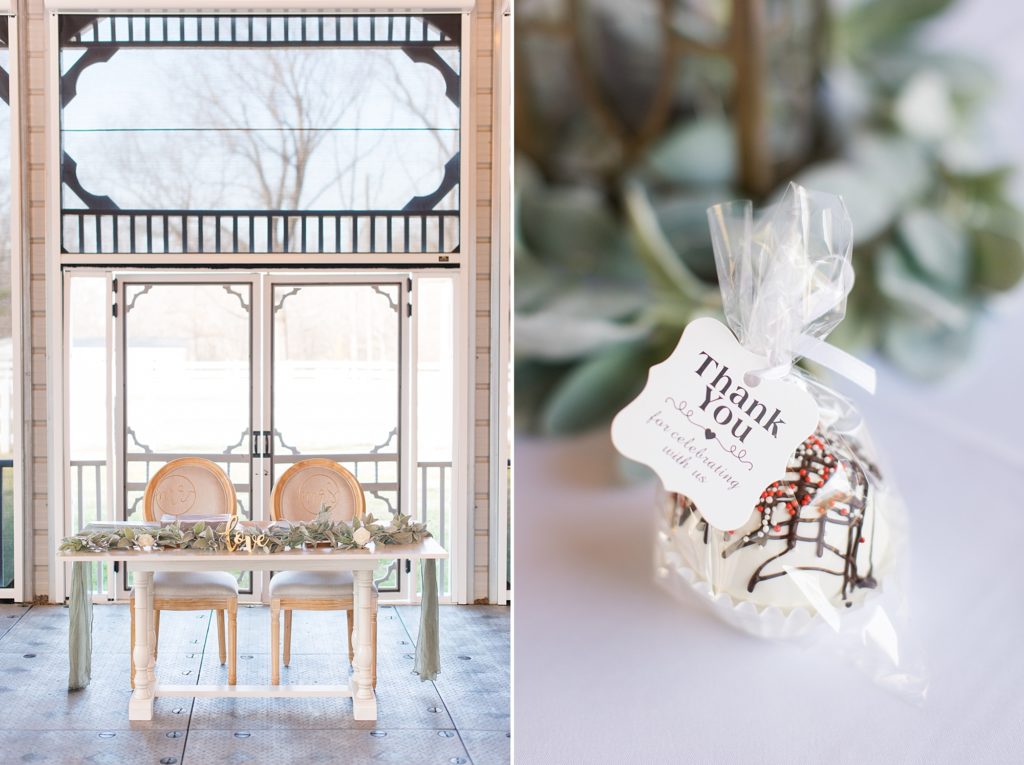 They gave hot cocoa bombs as wedding favors | Raleigh Wedding Photographer