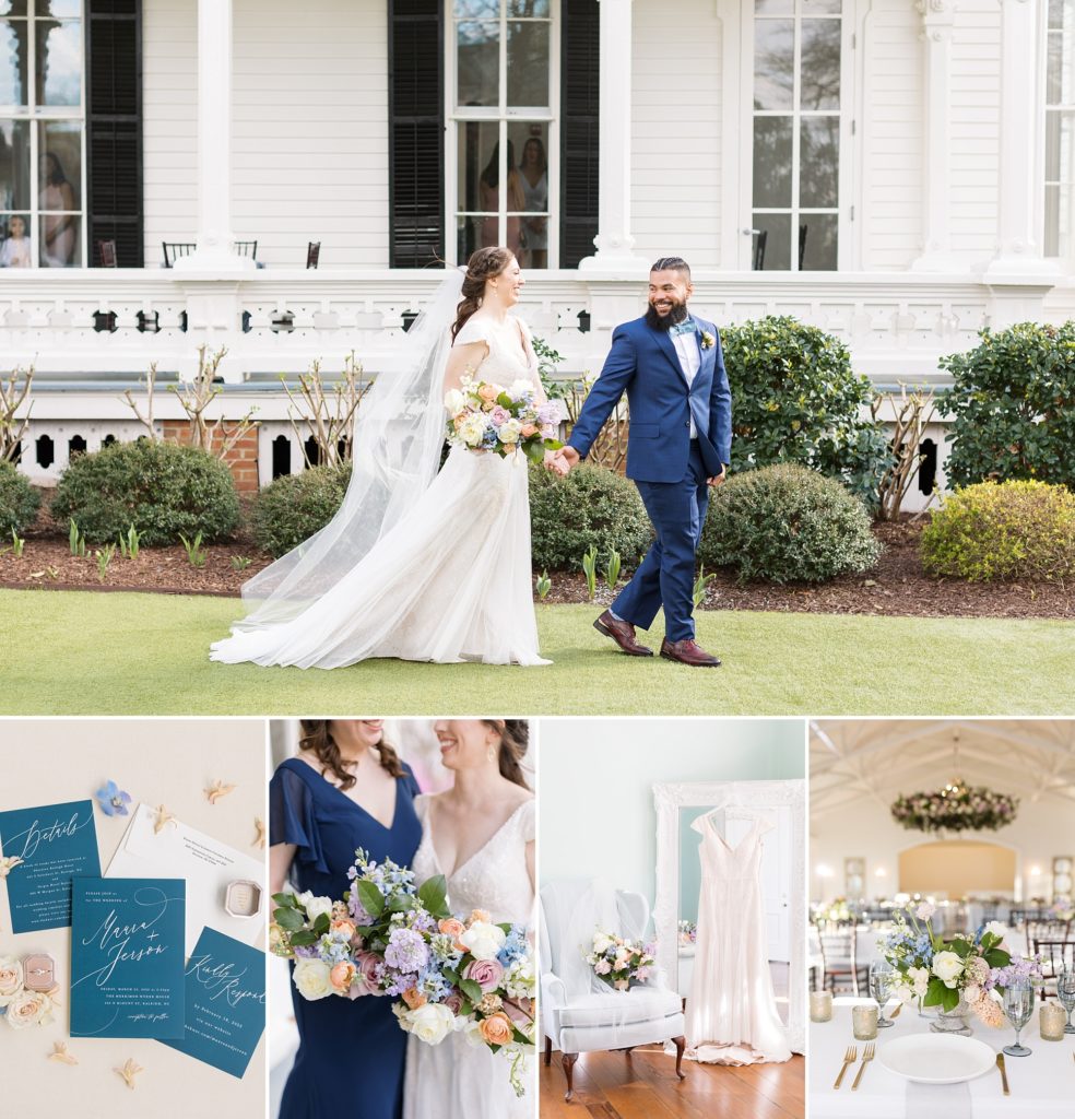Spring Wedding at Merrimon-Wynne House in Raleigh | NC Wedding Photographer | Sarah Hinckley Photography