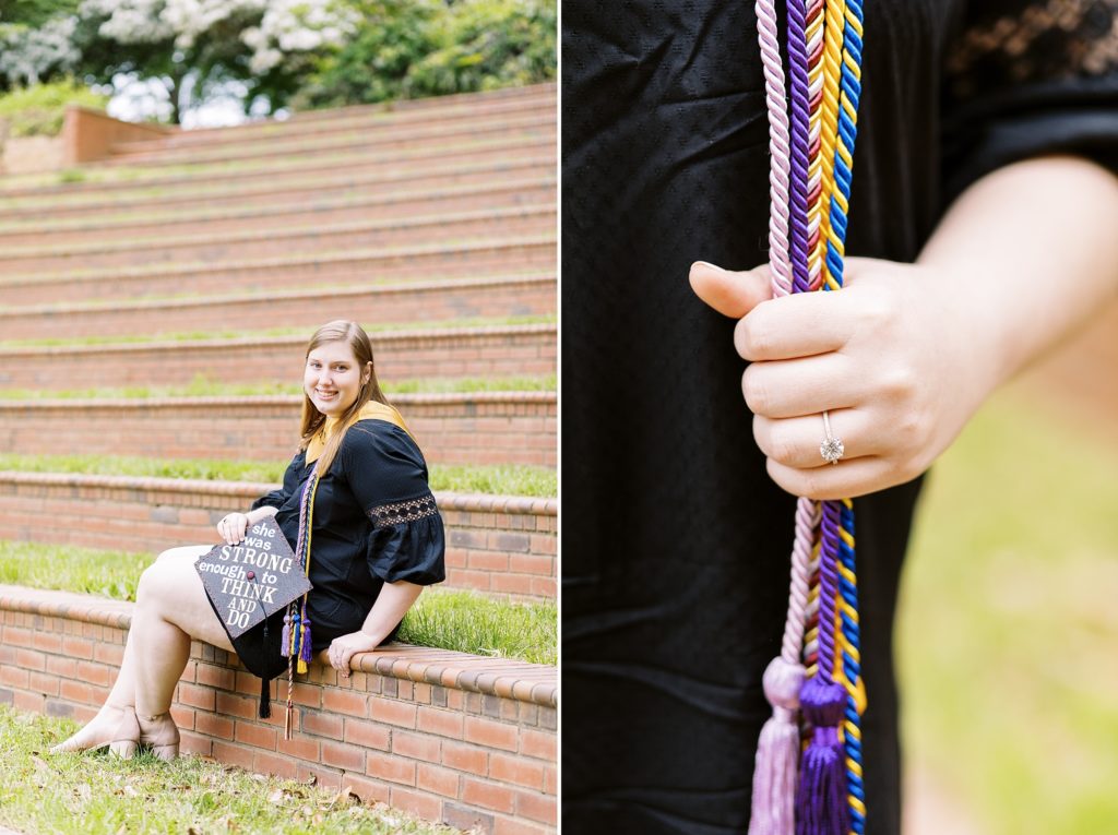 Meredith grad photos | Raleigh Senior Photographer | Sarah Hinckley Photography
