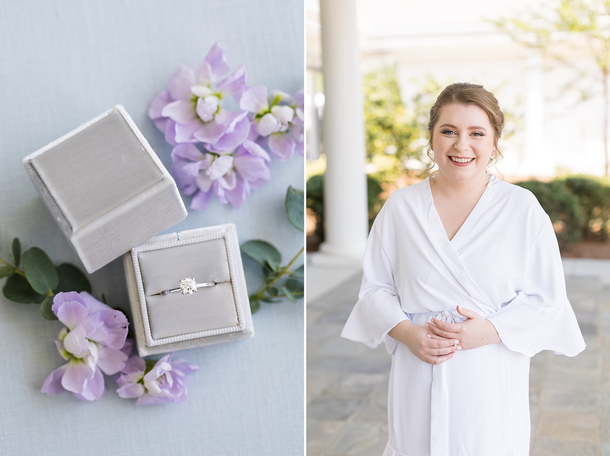 Bride and engagement ring - Raleigh NC Wedding Photographer - Sarah Hinckley Photography