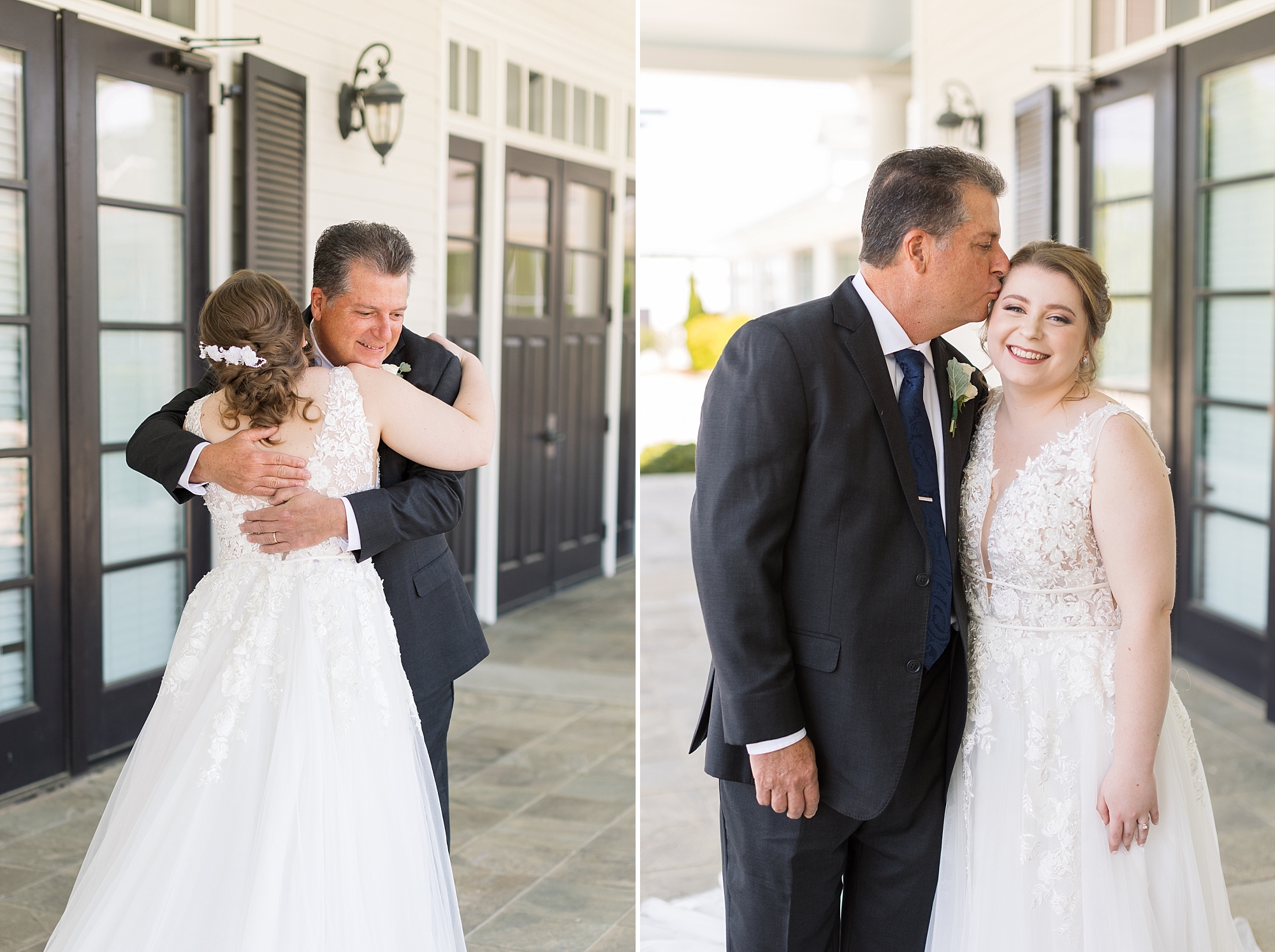 Bride and her dad - Raleigh NC Wedding Photographer - Sarah Hinckley Photography