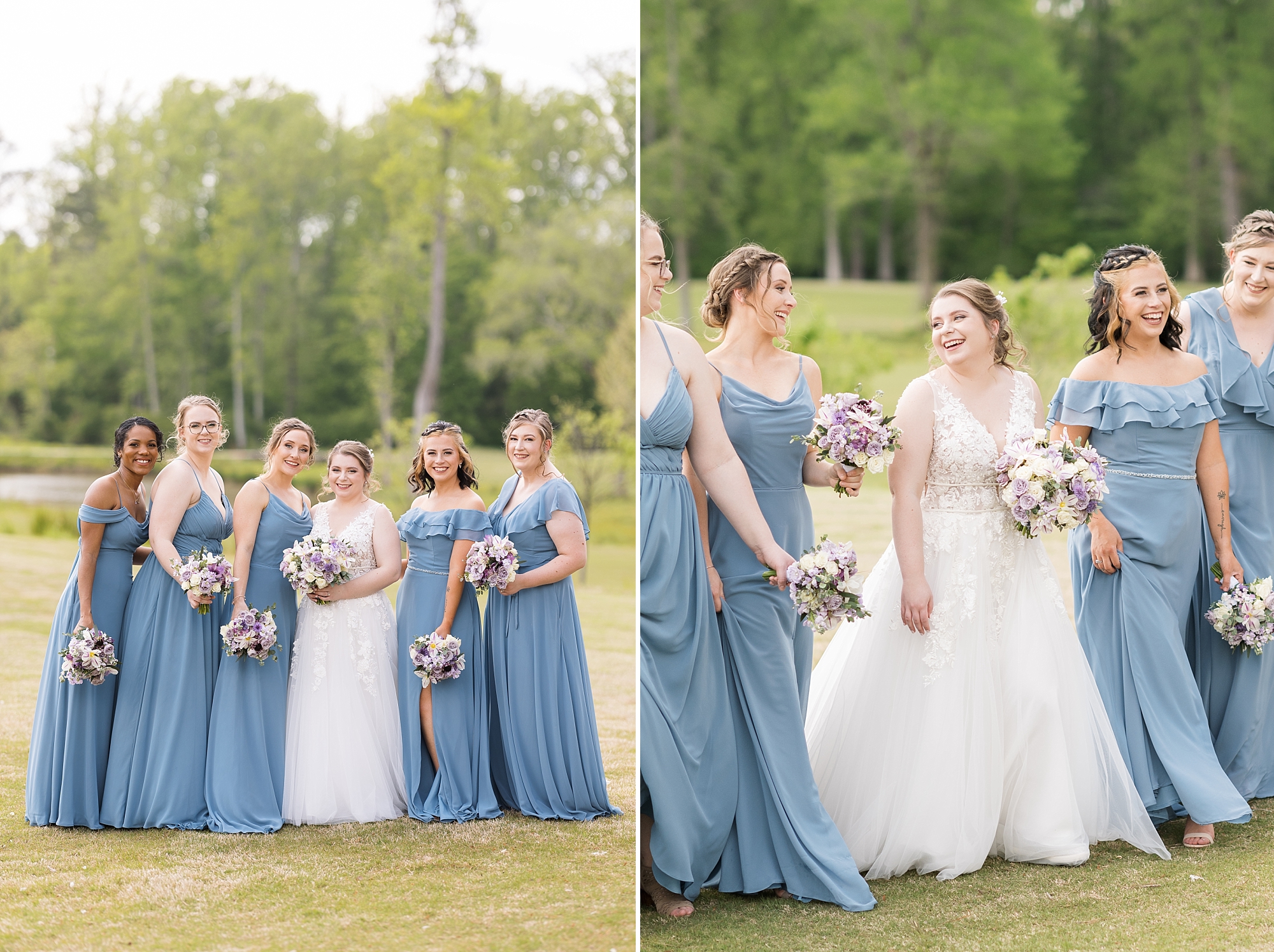 Bridal party at 12 Oaks - Raleigh NC Wedding Photographer - Sarah Hinckley Photography