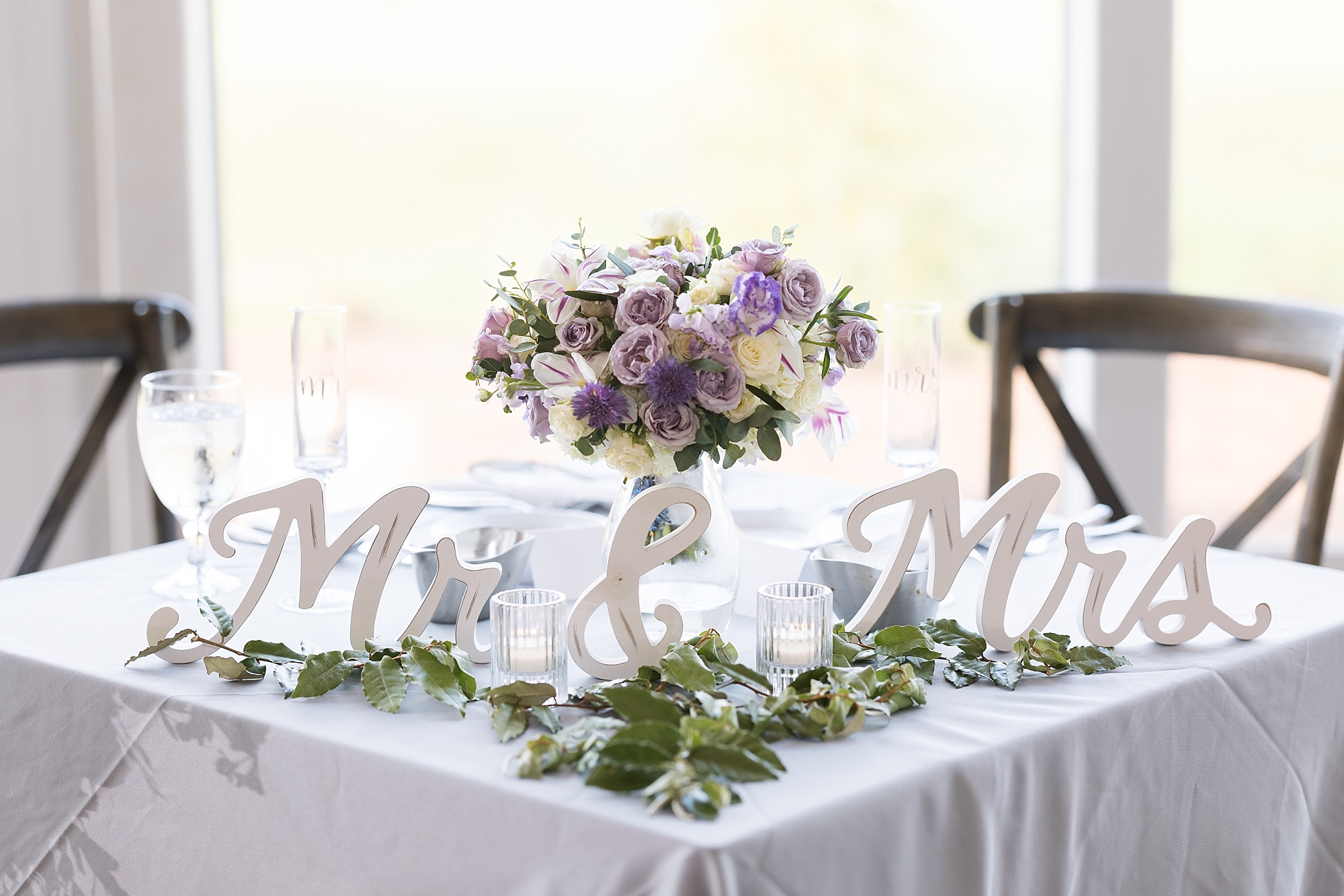 sweetheart table - Raleigh NC Wedding Photographer - Sarah Hinckley Photography
