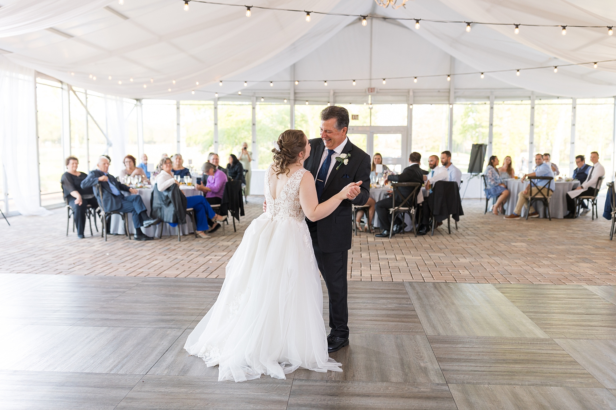 father daughter dance - Raleigh NC Wedding Photographer - Sarah Hinckley Photography