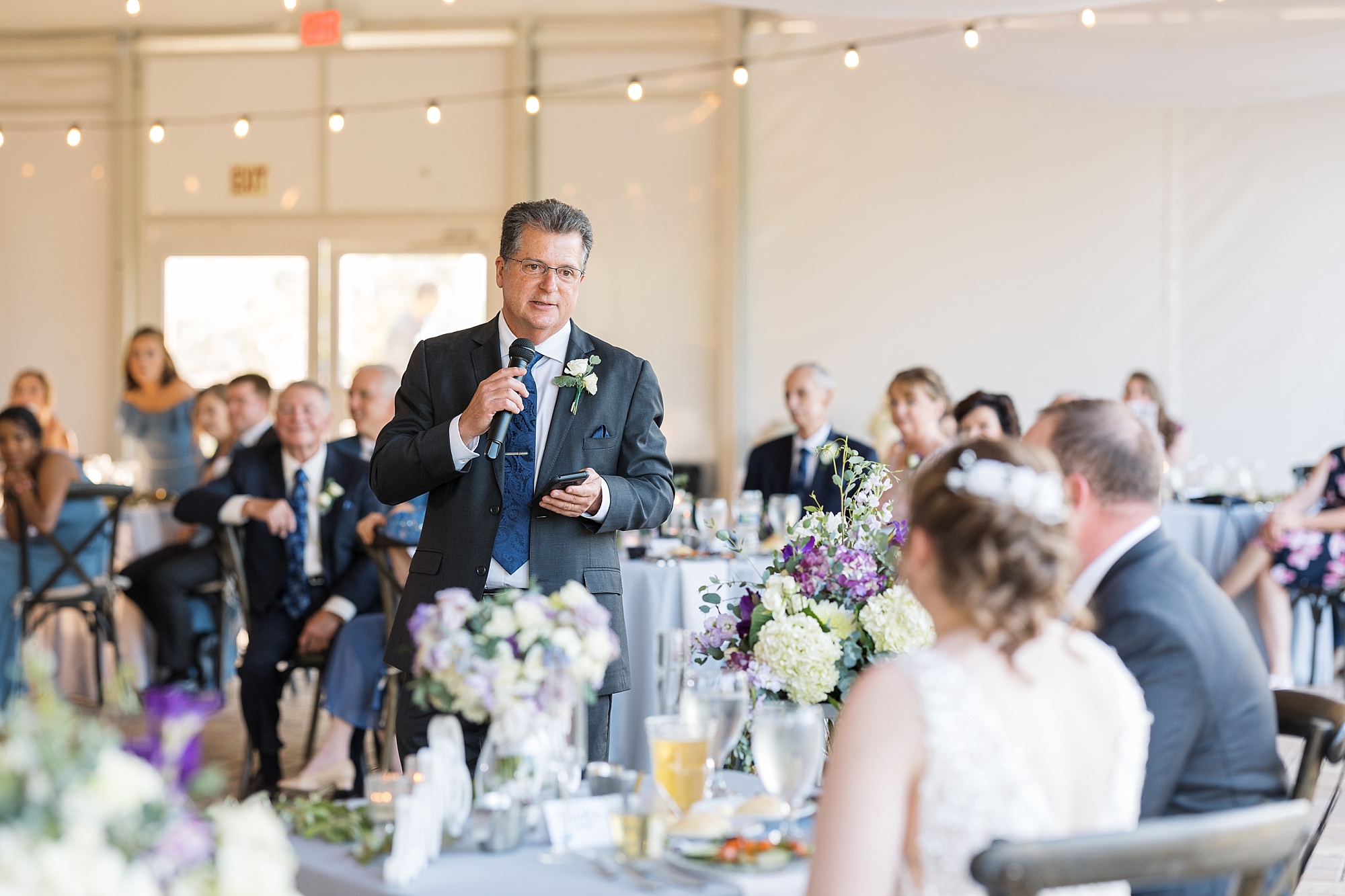 Father of the bride speech - Raleigh NC Wedding Photographer - Sarah Hinckley Photography