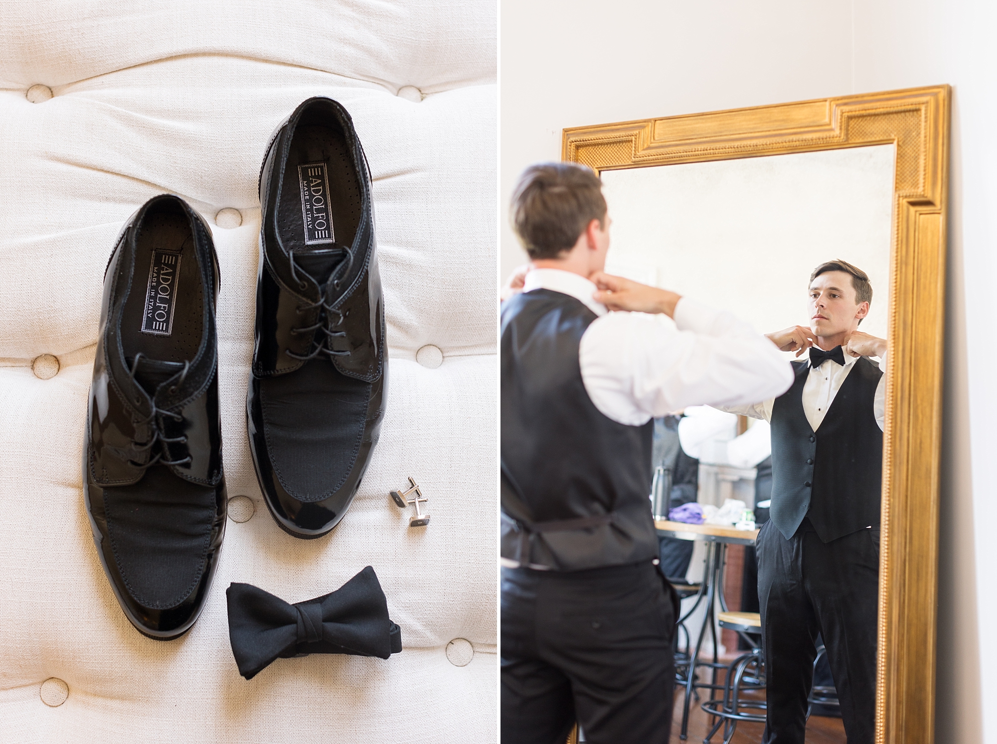Groom getting ready | Merrimon Wynne Wedding | Sarah Hinckley Photography | Raleigh NC Wedding Photographer