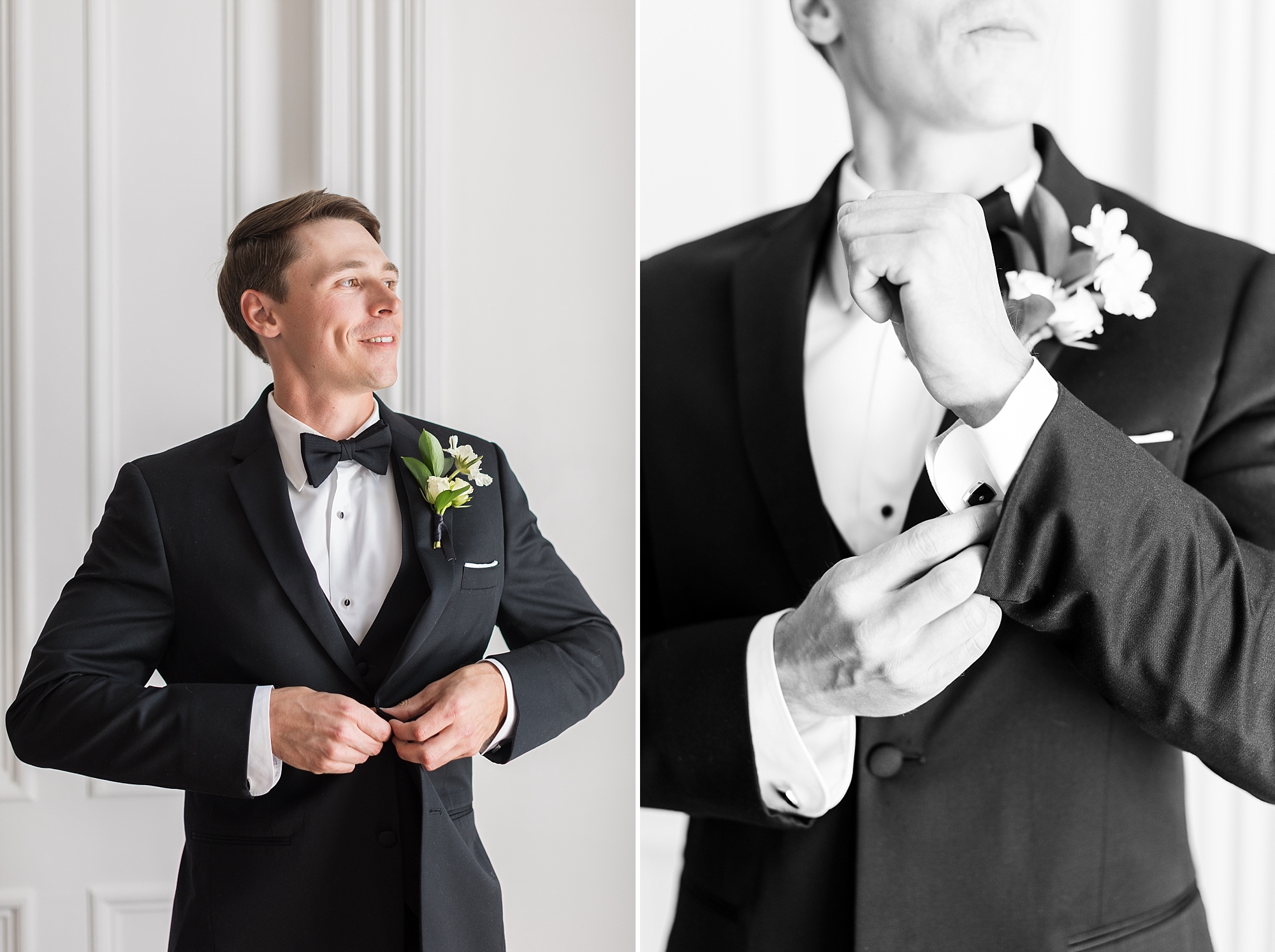 Groom getting ready | Merrimon Wynne Wedding | Sarah Hinckley Photography | Raleigh NC Wedding Photographer