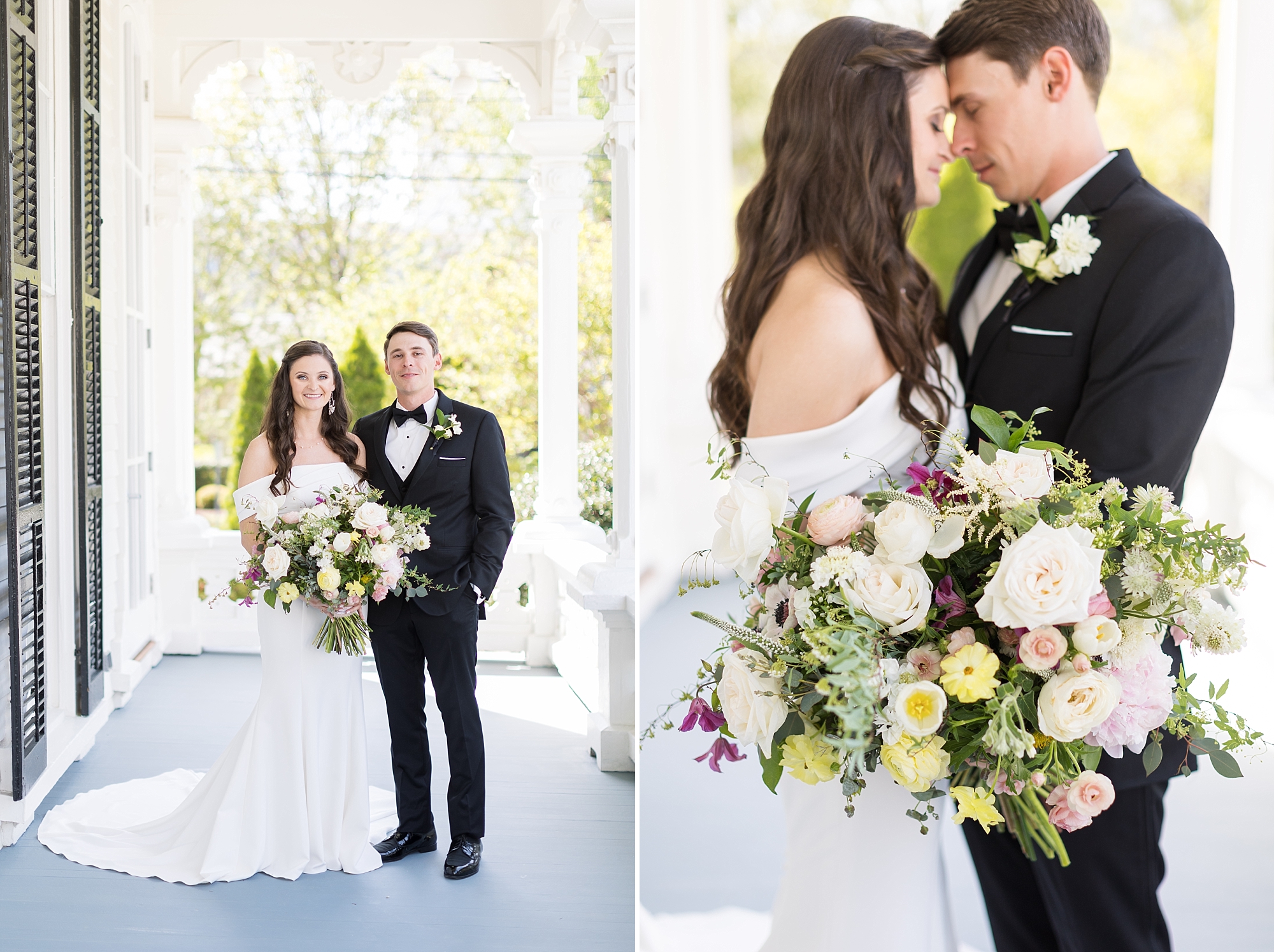 Bride and groom portraits | Merrimon Wynne Wedding | Sarah Hinckley Photography | Raleigh NC Wedding Photographer