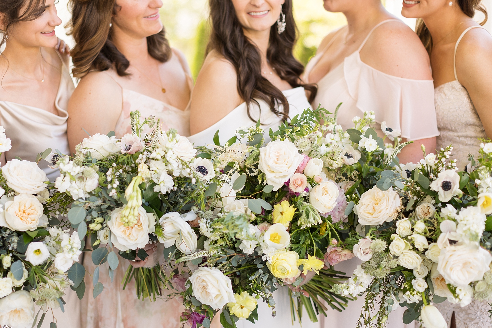 Spring bridal bouquet inspiration  | Merrimon Wynne Wedding | Sarah Hinckley Photography | Raleigh NC Wedding Photographer