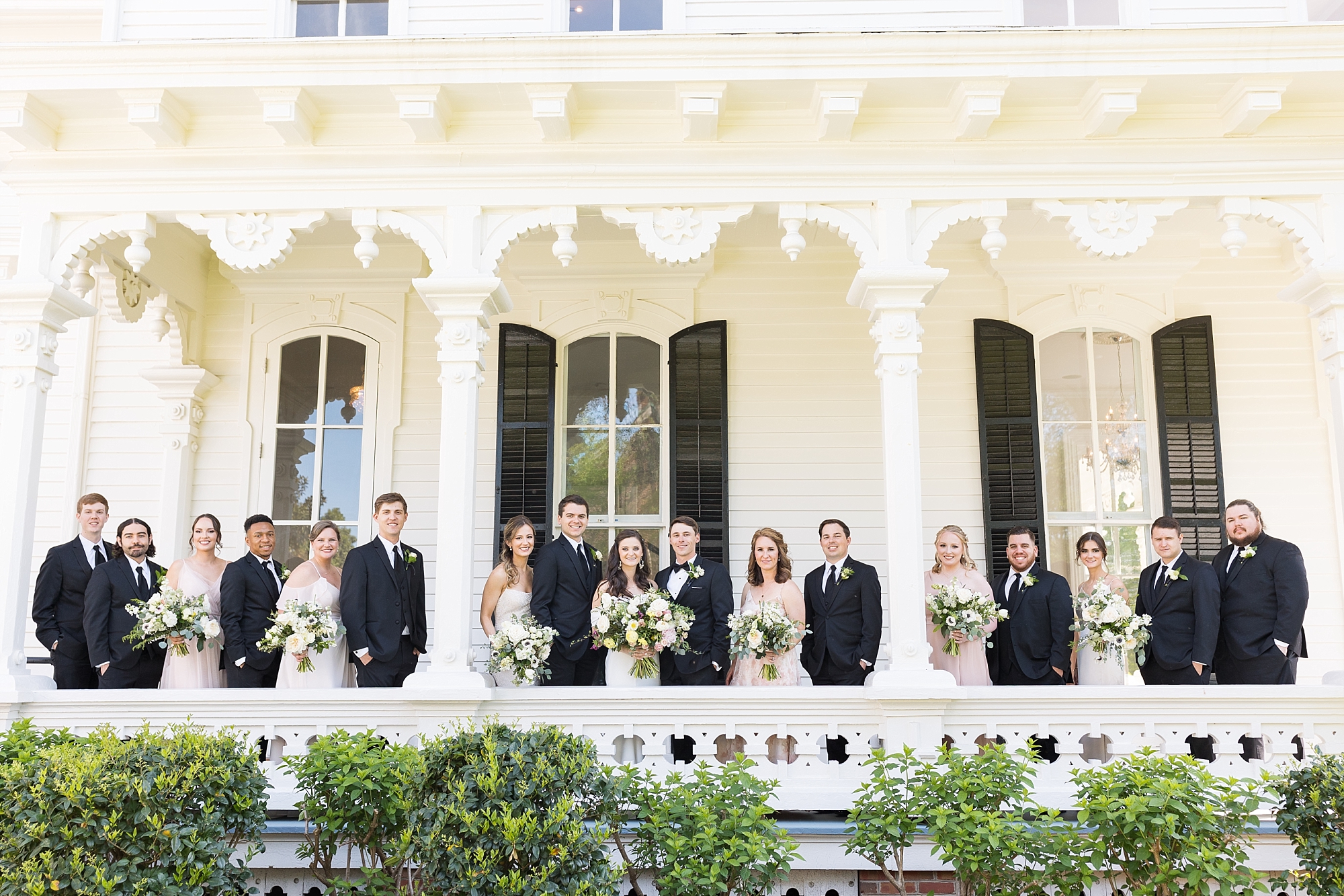 Bridal party photos at Merrimon Wynne | Merrimon Wynne Wedding | Sarah Hinckley Photography | Raleigh NC Wedding Photographer