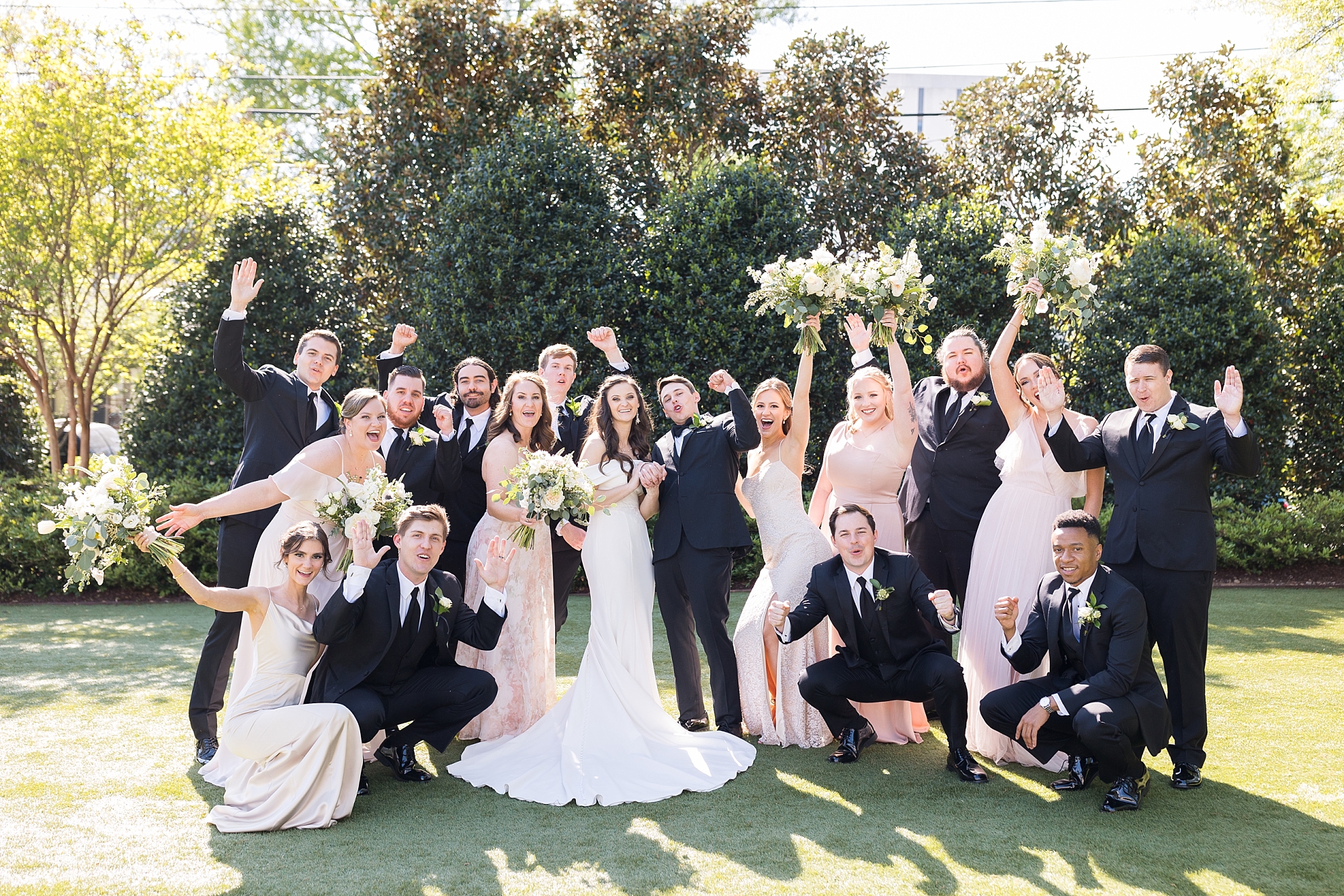 Fun bridal party photos  | Merrimon Wynne Wedding | Sarah Hinckley Photography | Raleigh NC Wedding Photographer