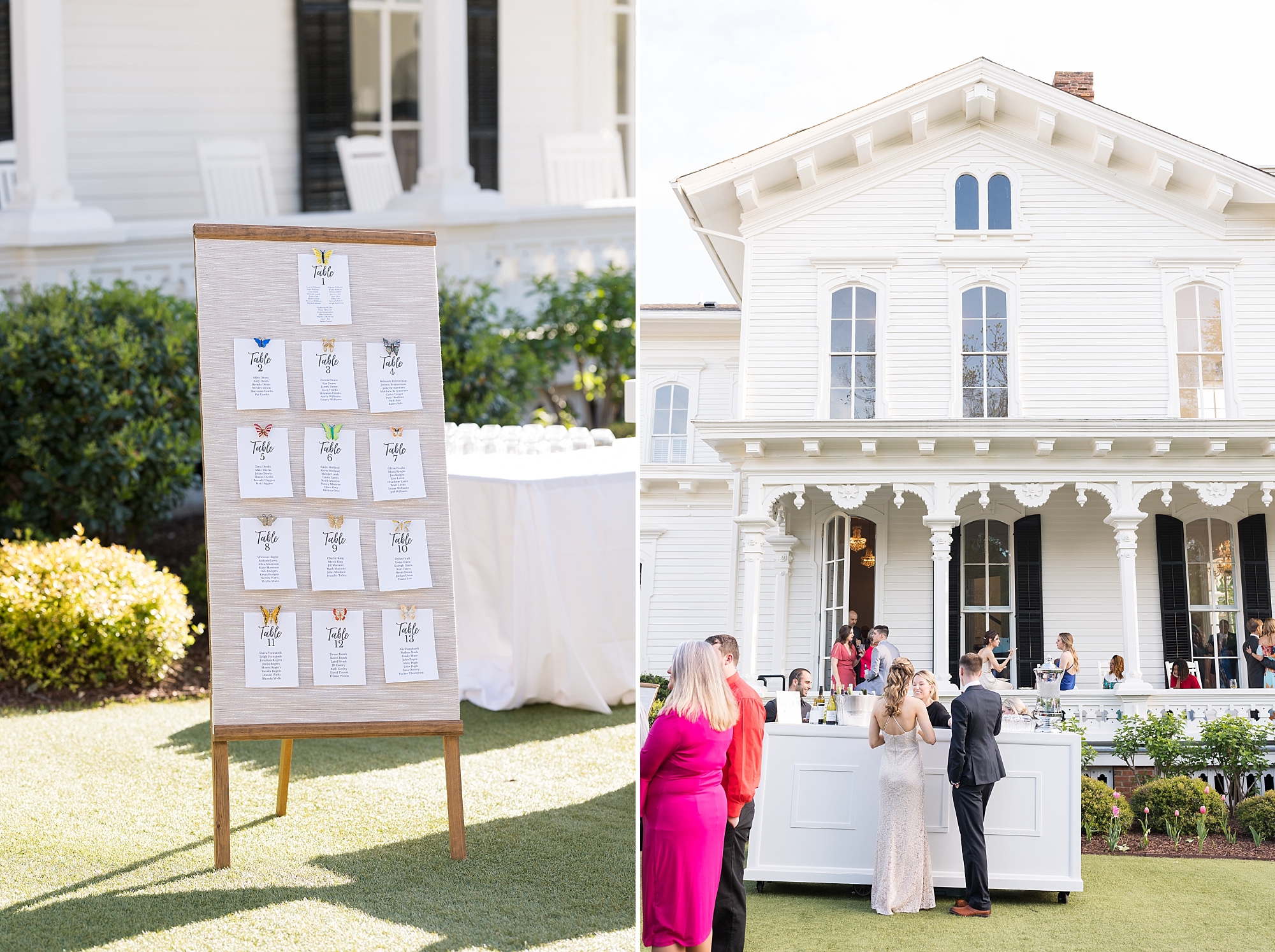 Cocktail hour on the lawn | Merrimon Wynne Wedding | Sarah Hinckley Photography | Raleigh NC Wedding Photographer