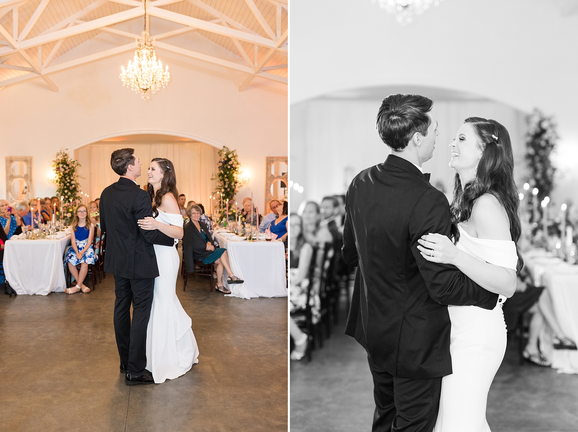Bride and groom first dance  | Merrimon Wynne Wedding | Sarah Hinckley Photography | Raleigh NC Wedding Photographer