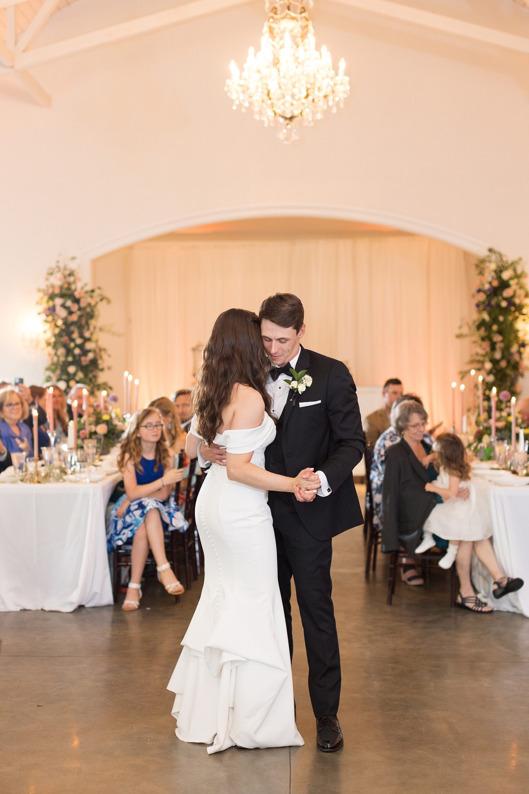 Bride and groom first dance  | Merrimon Wynne Wedding | Sarah Hinckley Photography | Raleigh NC Wedding Photographer