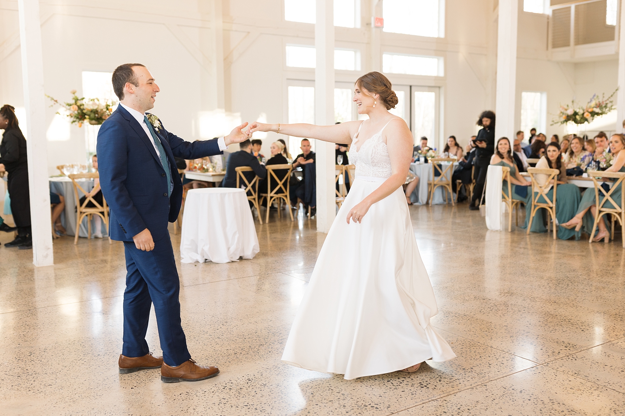 First Dance at Carolina Grove | Raleigh NC Wedding Photographer | Sarah Hinckley Photography