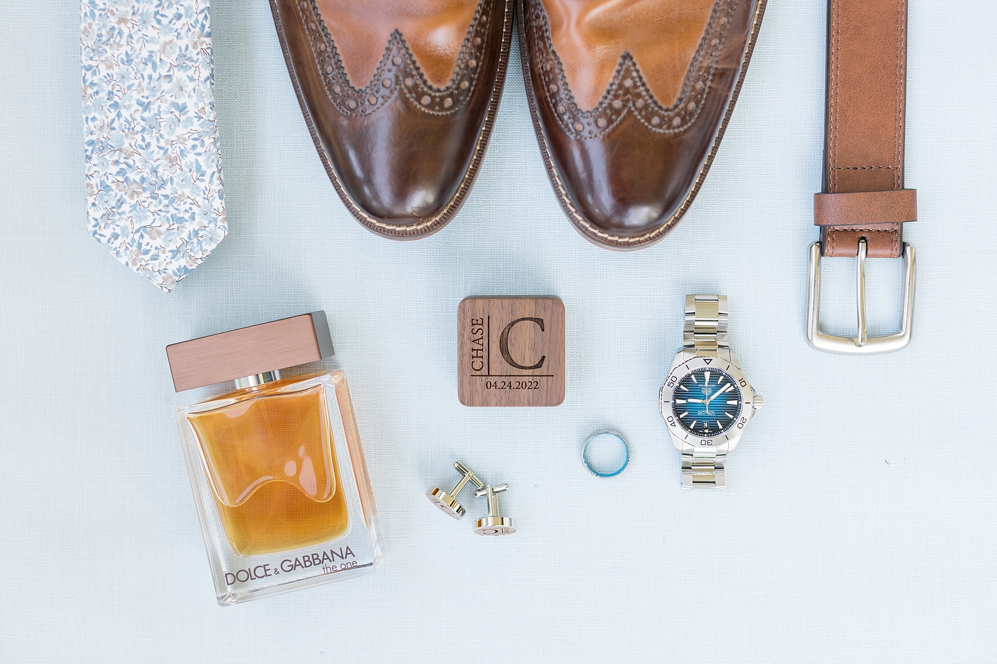 Raleigh Groom wedding outfit details  | Raleigh NC Wedding Photographer