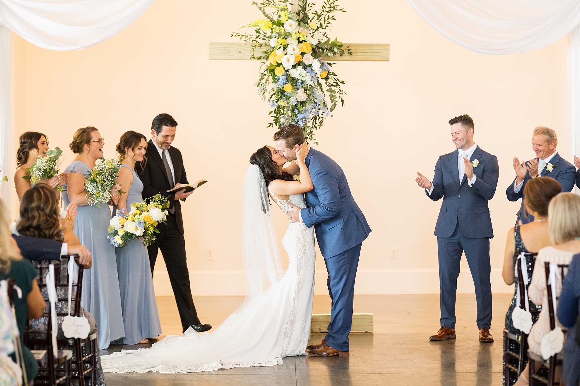 First Kiss | Raleigh NC Wedding Photographer