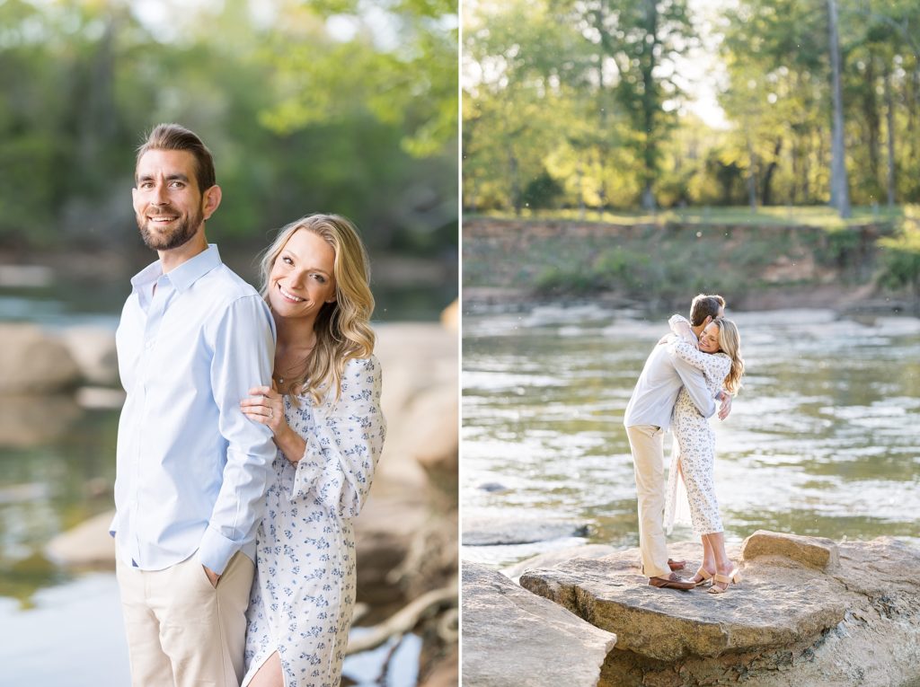 Catawba River Engagement session  | Raleigh NC Wedding Photographer