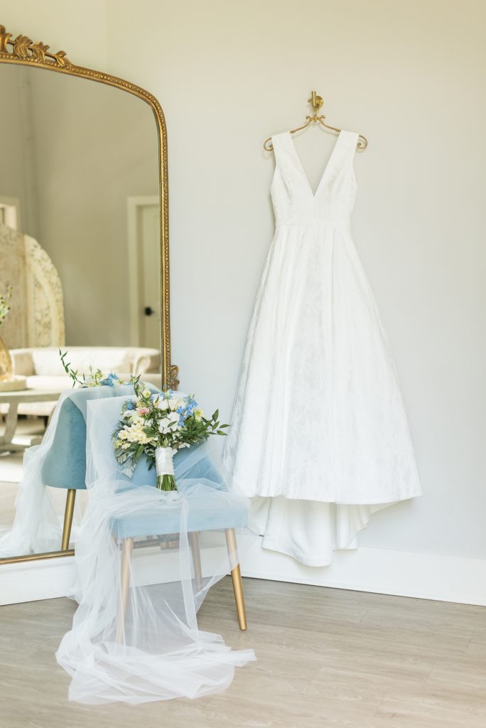 Dusty blue romantic wedding inspiration | Carolina Grove | Raleigh NC Wedding Photographer | Sarah Hinckley Photography