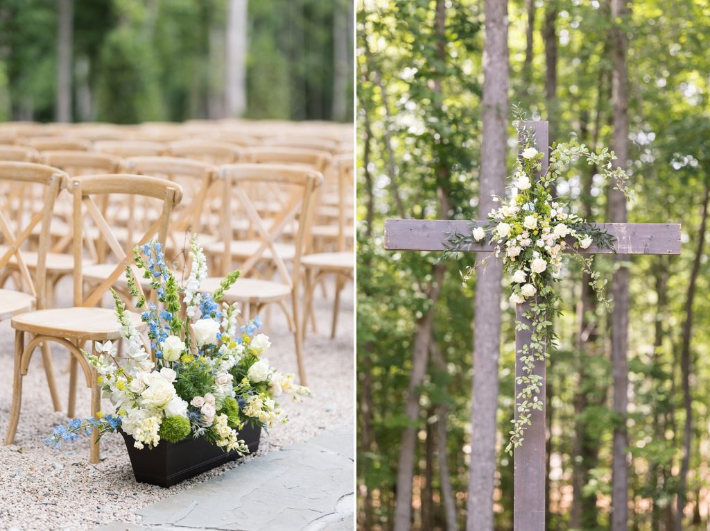Blue and white spring decor | Carolina Grove | Raleigh NC Wedding Photographer | Sarah Hinckley Photography