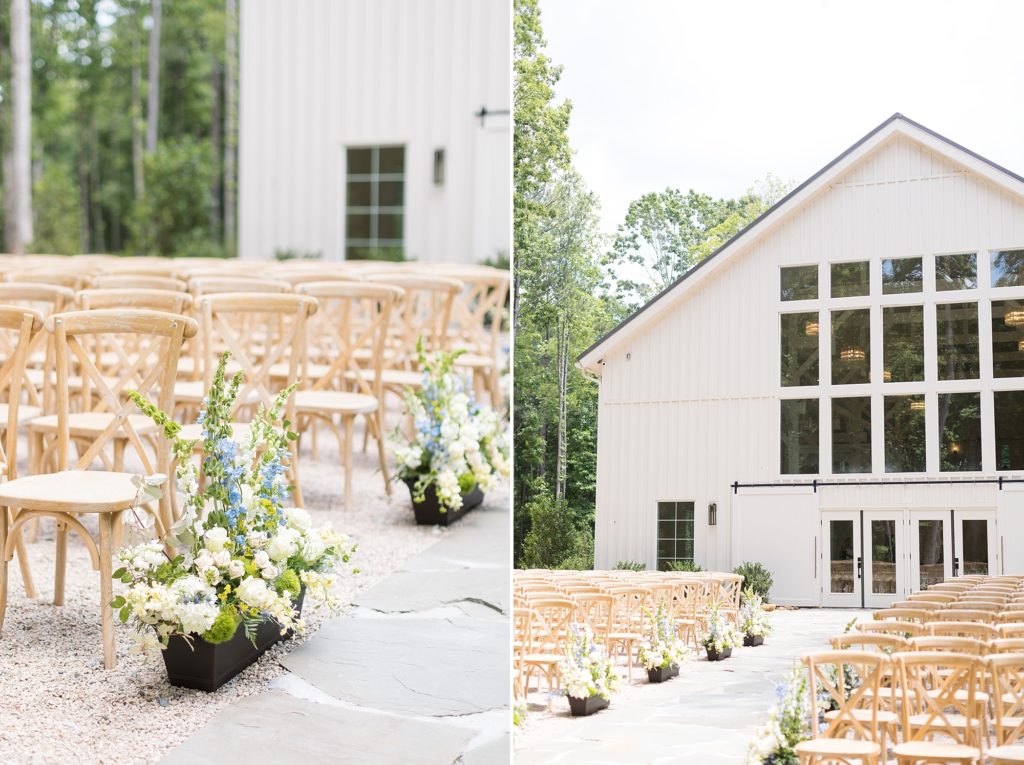 Outdoor wedding ceremony | Carolina Grove | Raleigh NC Wedding Photographer | Sarah Hinckley Photography