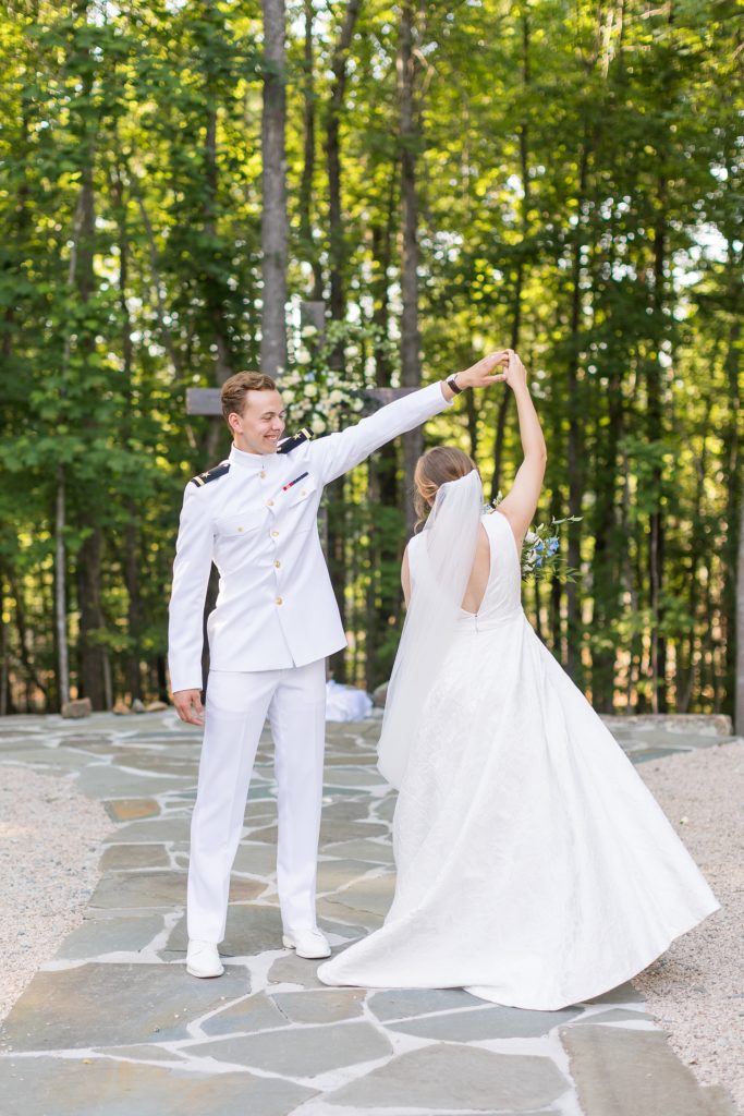 Bride and groom wedding day portraits at Carolina Grove | Raleigh NC Wedding Photographer | Sarah Hinckley Photography