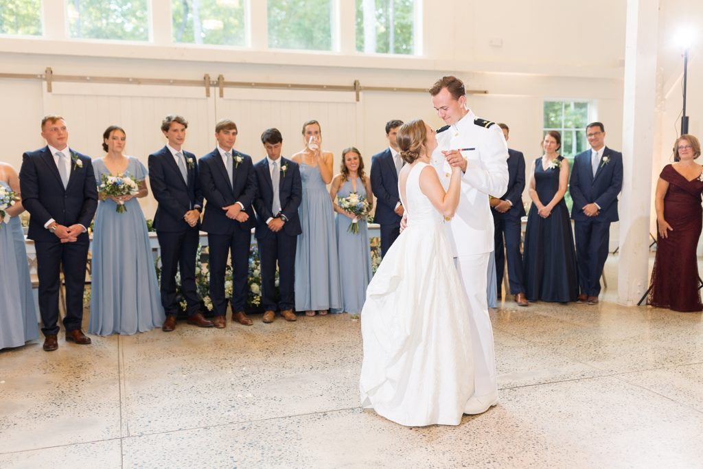 Bride and groom first dance | Carolina Grove | Raleigh NC Wedding Photographer | Sarah Hinckley Photography