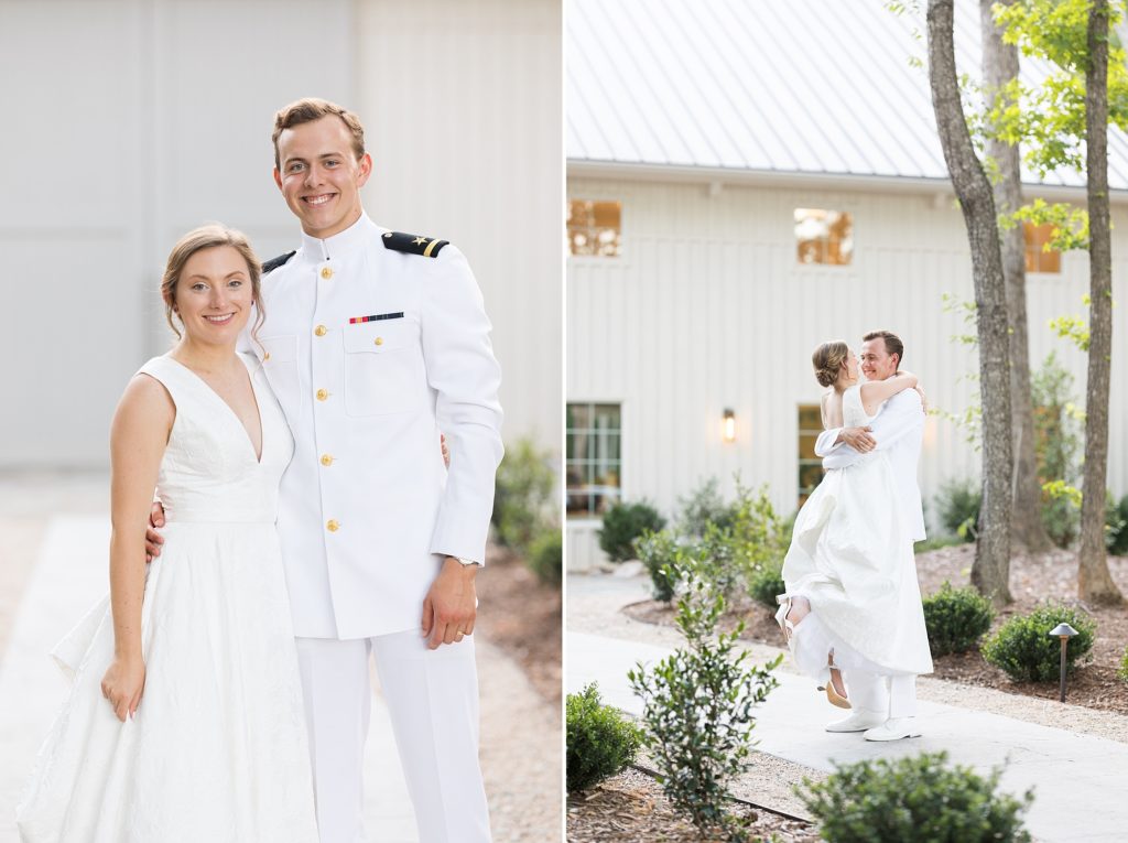 Bride and groom wedding photos | Carolina Grove | Raleigh NC Wedding Photographer | Sarah Hinckley Photography