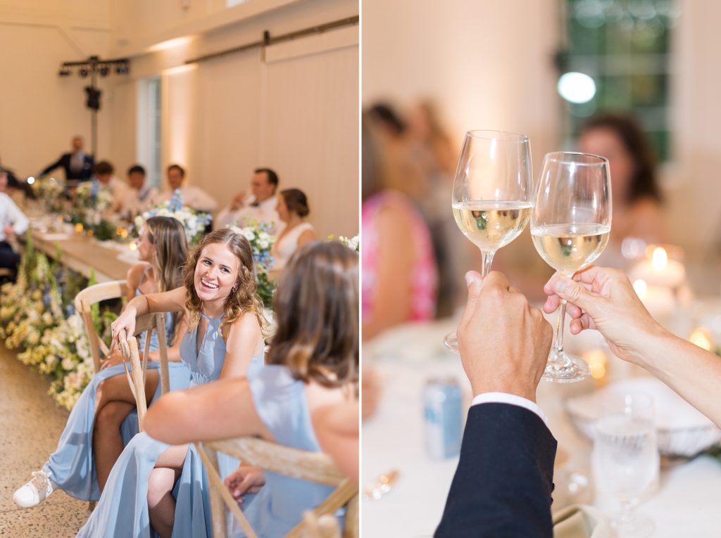Toasts to the bride and groom | Carolina Grove | Raleigh NC Wedding Photographer | Sarah Hinckley Photography