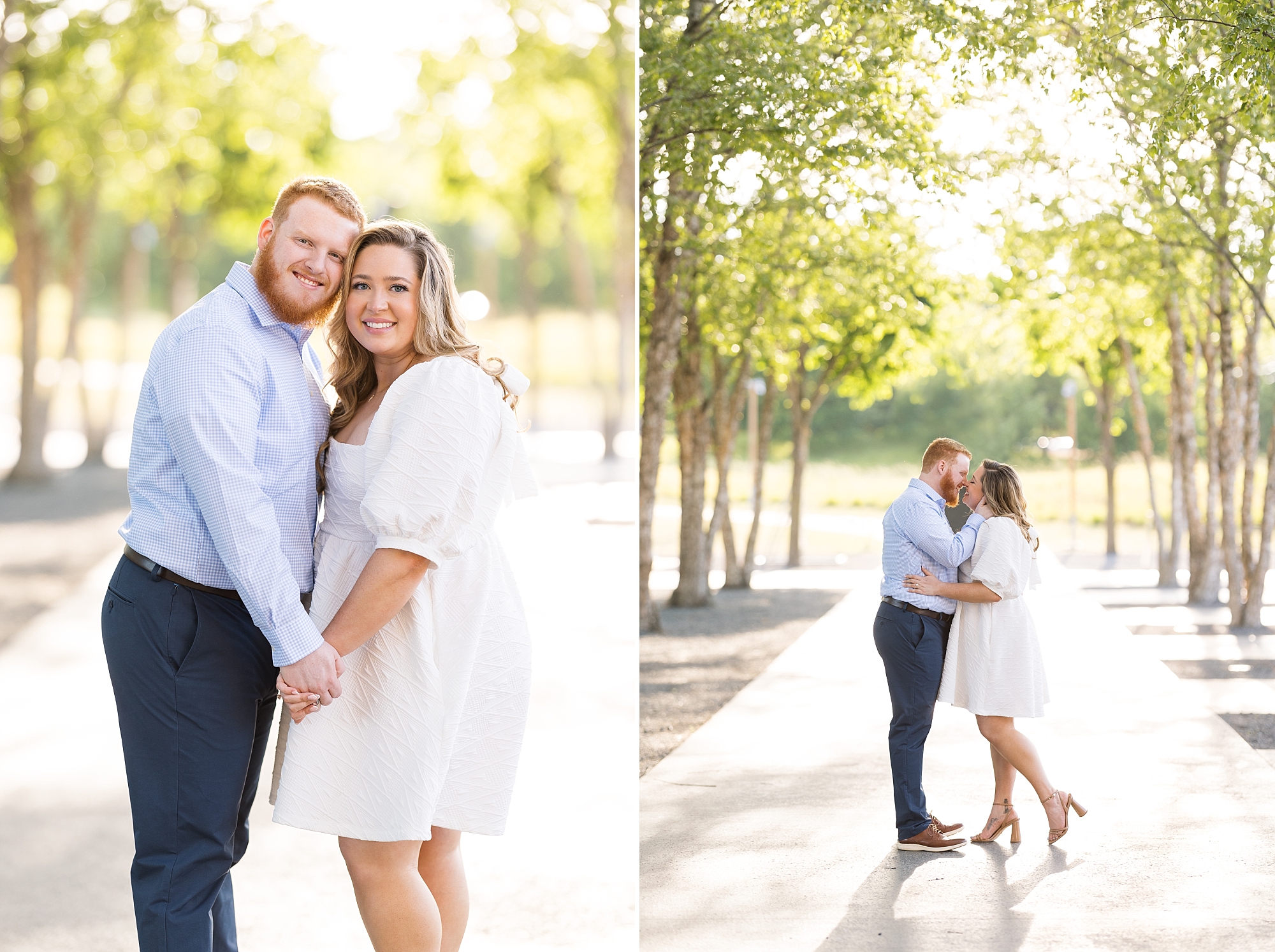 Golden hour engagement session | Raleigh NC Engagement Photographer