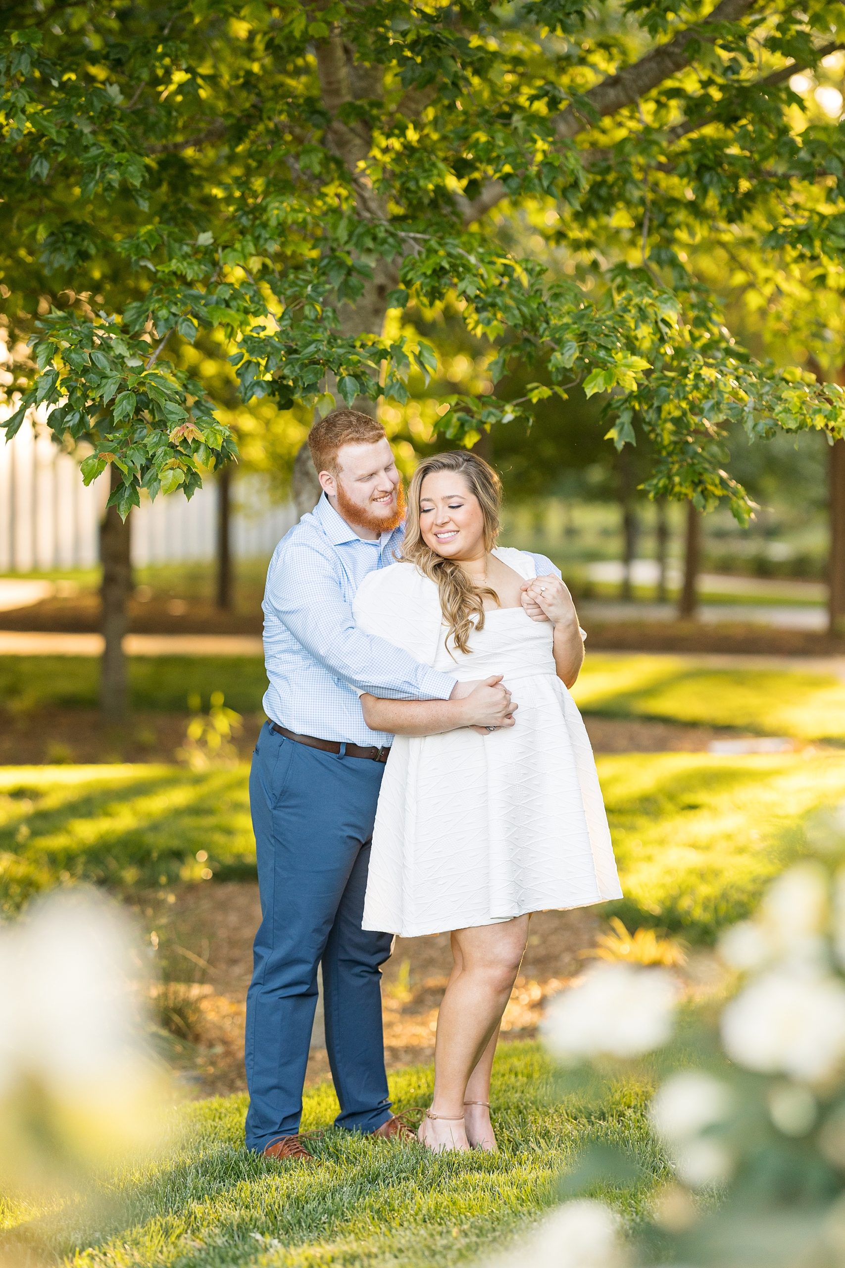 Light and airy engagement photos in Raleigh | Raleigh NC Engagement Photographer