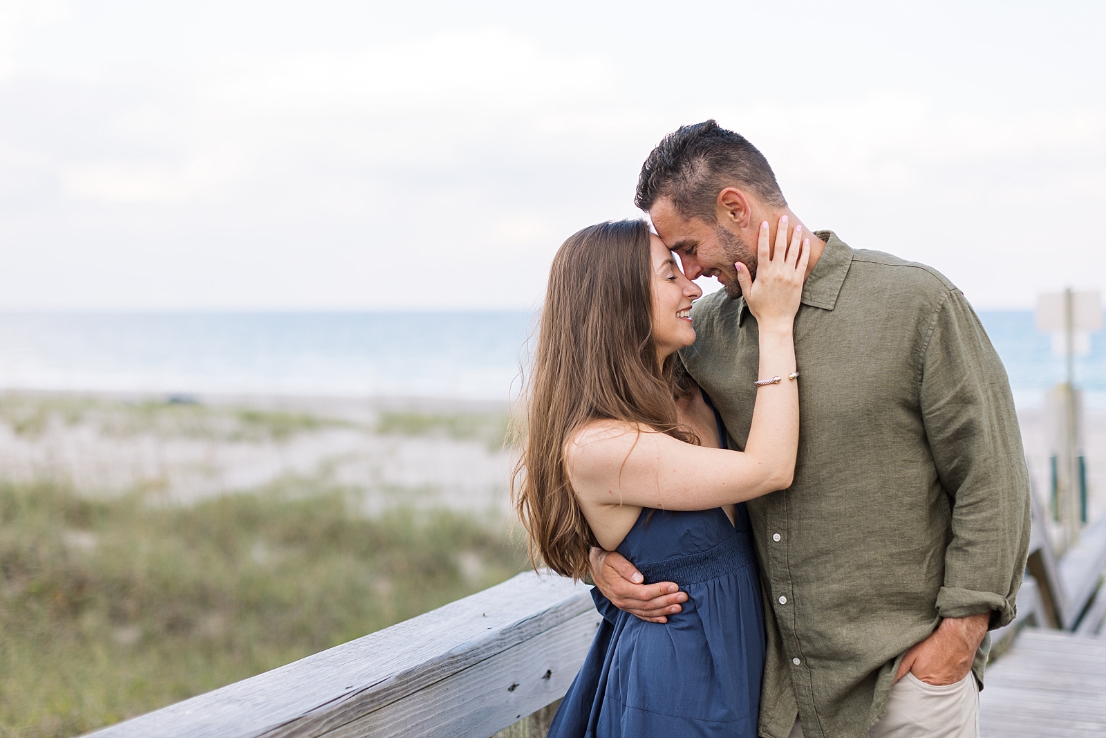 Engagement photos at Topsail Beach in North Carolina | Raleigh North Carolina Wedding Photographer