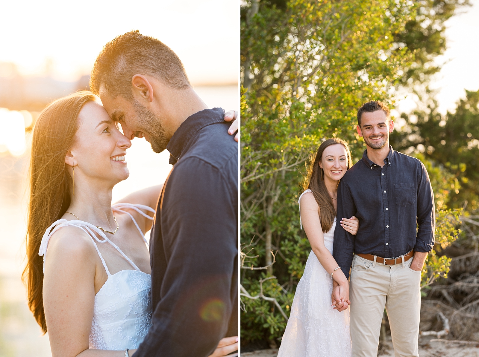 Engagement photos at Topsail Beach | Raleigh North Carolina Wedding Photographer