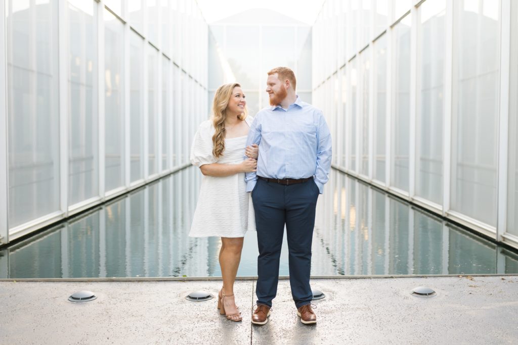 One of the best places for engagement photos in Raleigh is the North Carolina Museum of Art, or NCMA.