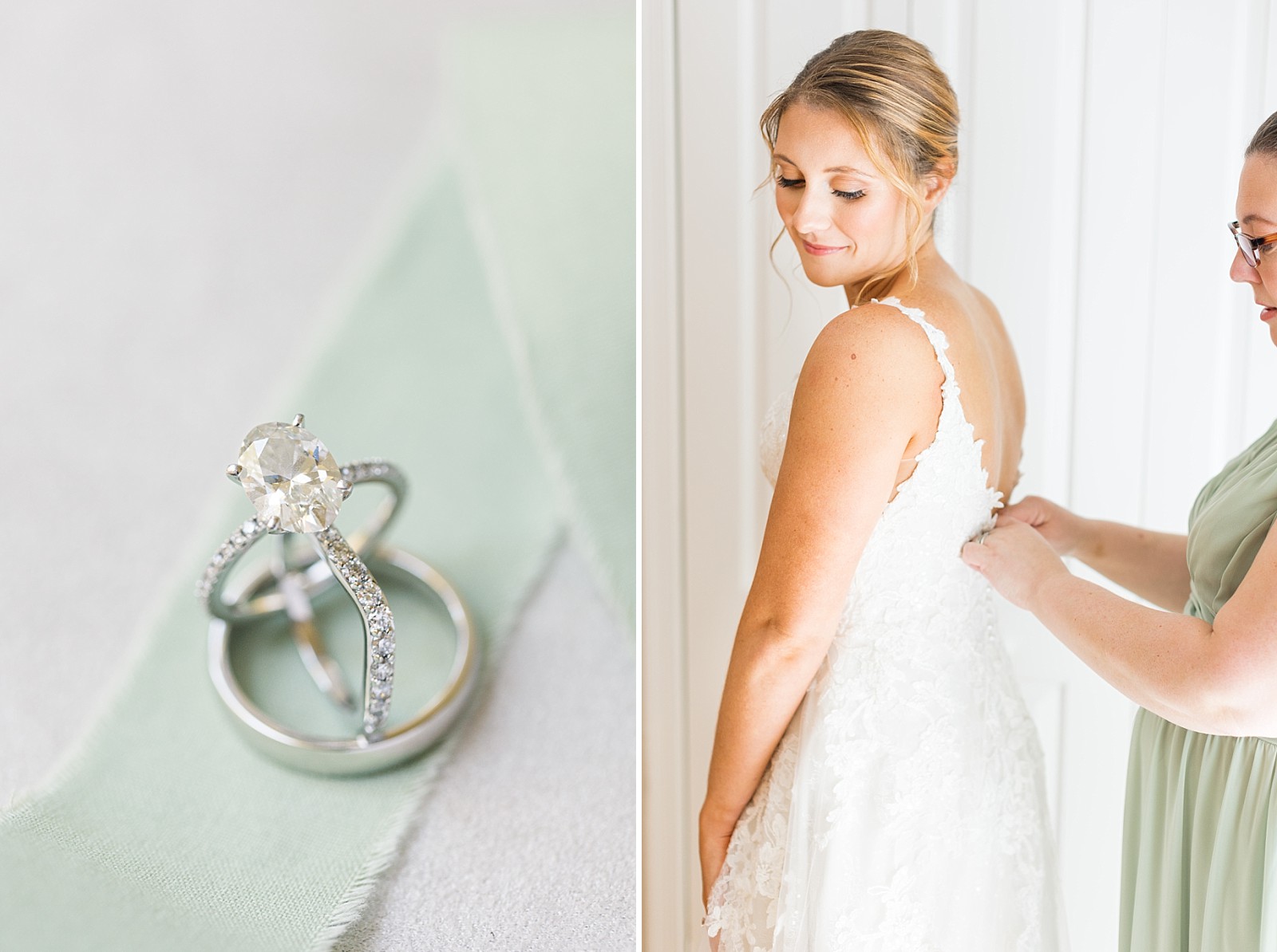 Bride getting ready | Raleigh Wedding Photographer Sarah Hinckley