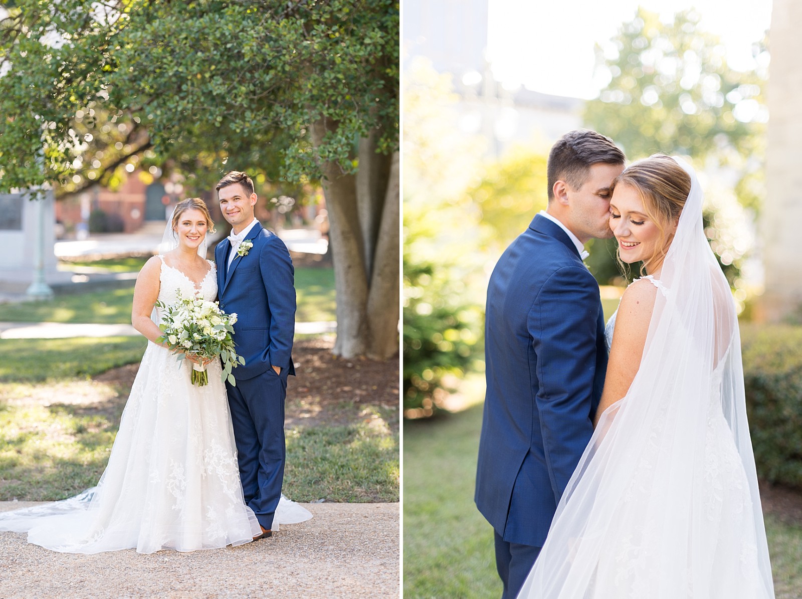 Sacred Heart bride and groom | Raleigh Wedding Photographer Sarah Hinckley