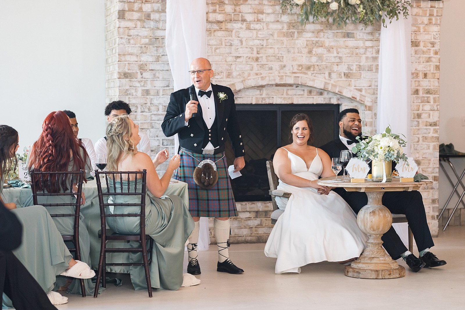 Toasts at Wrightsville Manor in Wilmington | North Carolina Wedding Photographer