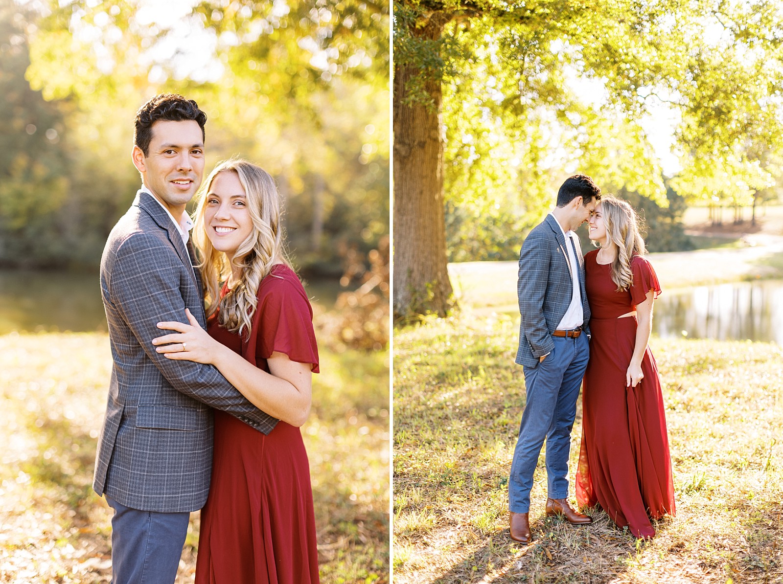 Fall engagement outfit inspiration | Joyner Park fall engagement session | Raleigh NC wedding photographer