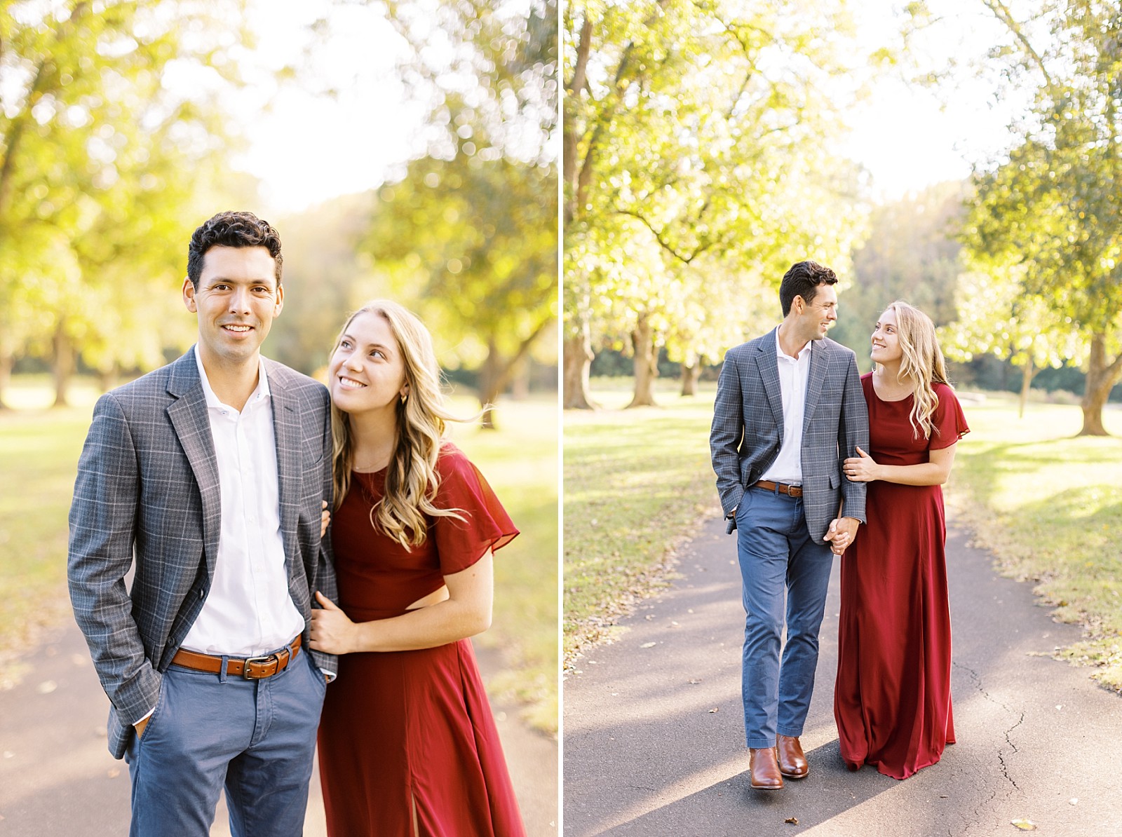 fall engagement session | Raleigh NC wedding photographer