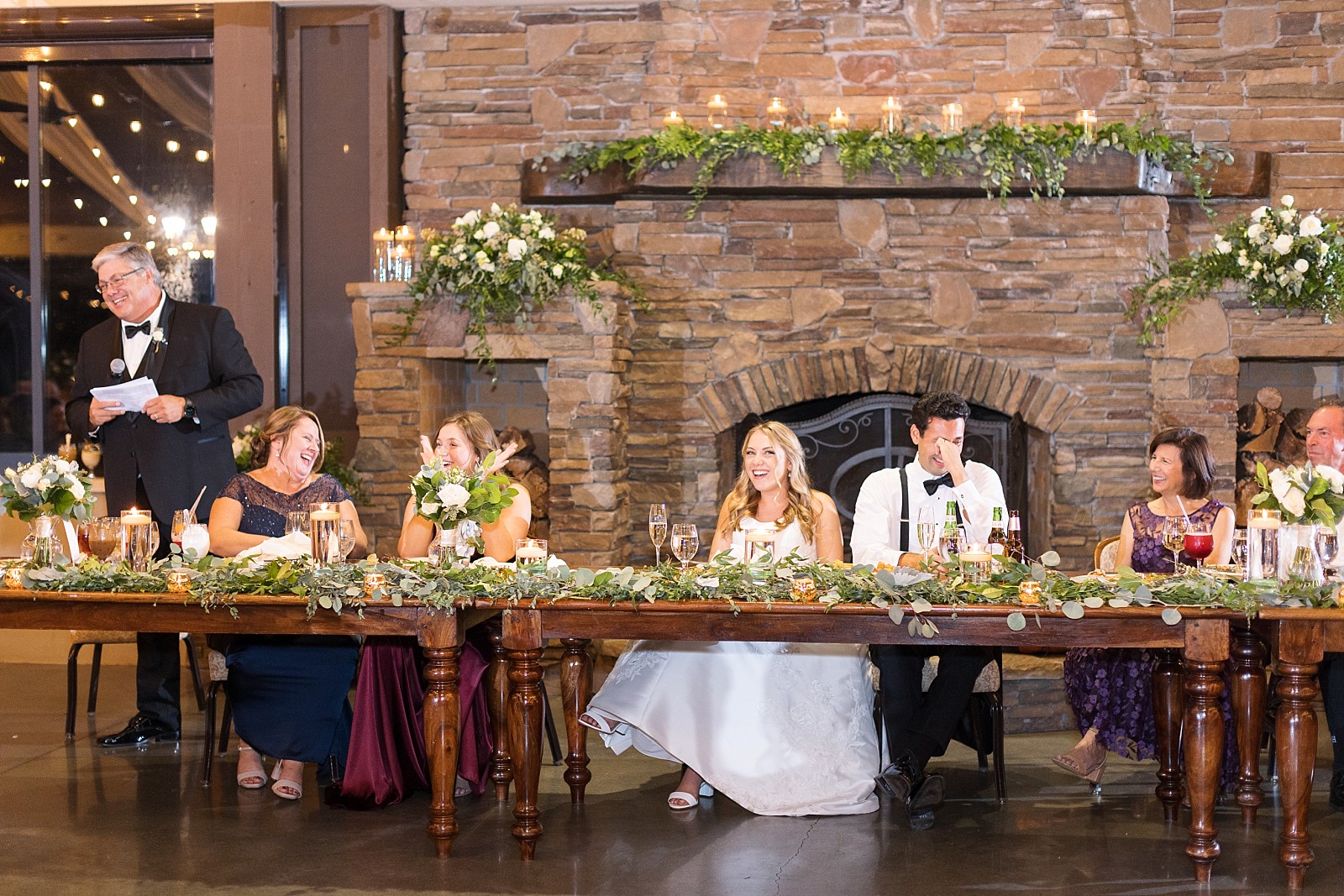 father of the bride speech | Childress Vineyards Wedding  | NC Wedding Photographer 