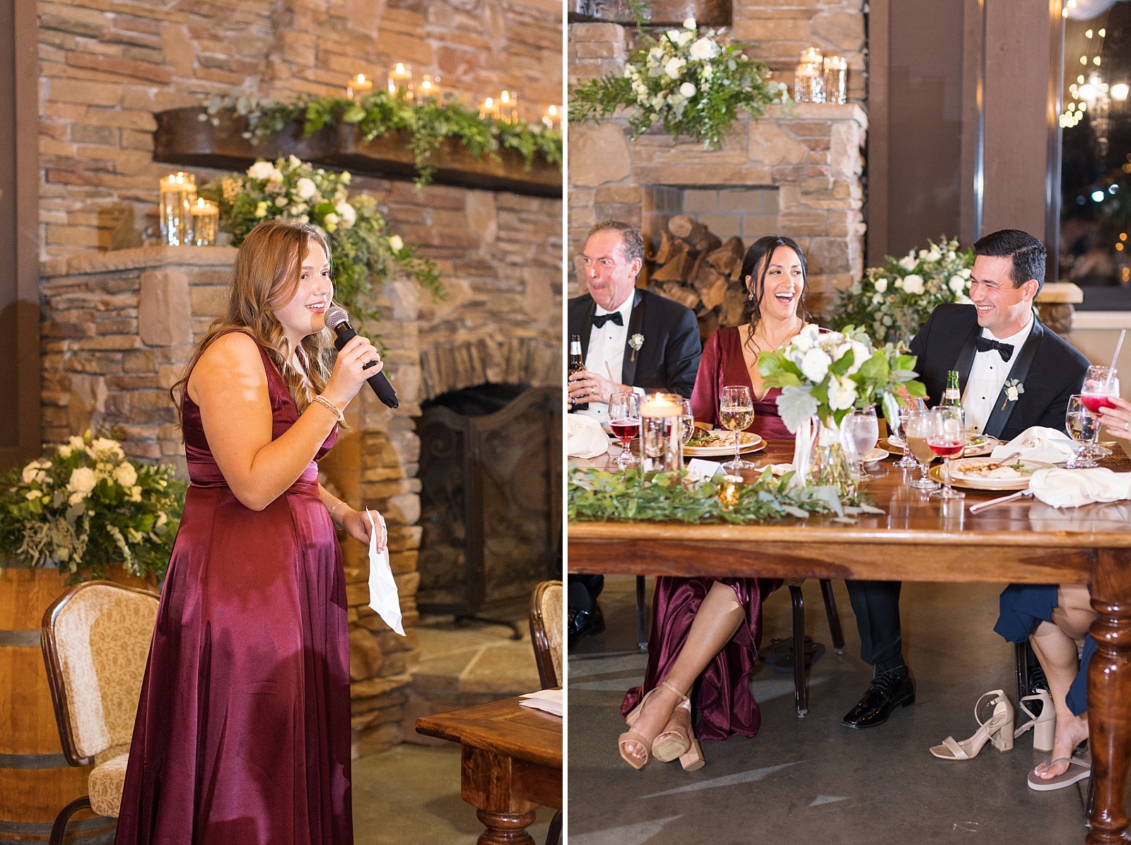 maid of honor speech | Childress Vineyards Wedding  | NC Wedding Photographer 