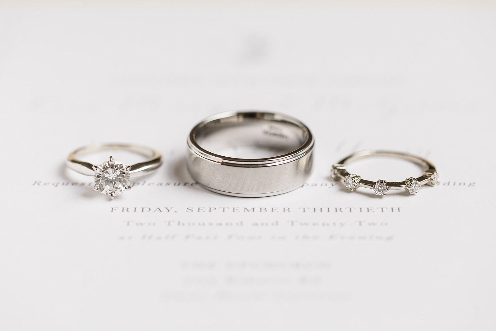 Wedding bands for fall wedding at The Upchurch in Cary NC | Raleigh NC Wedding Photography