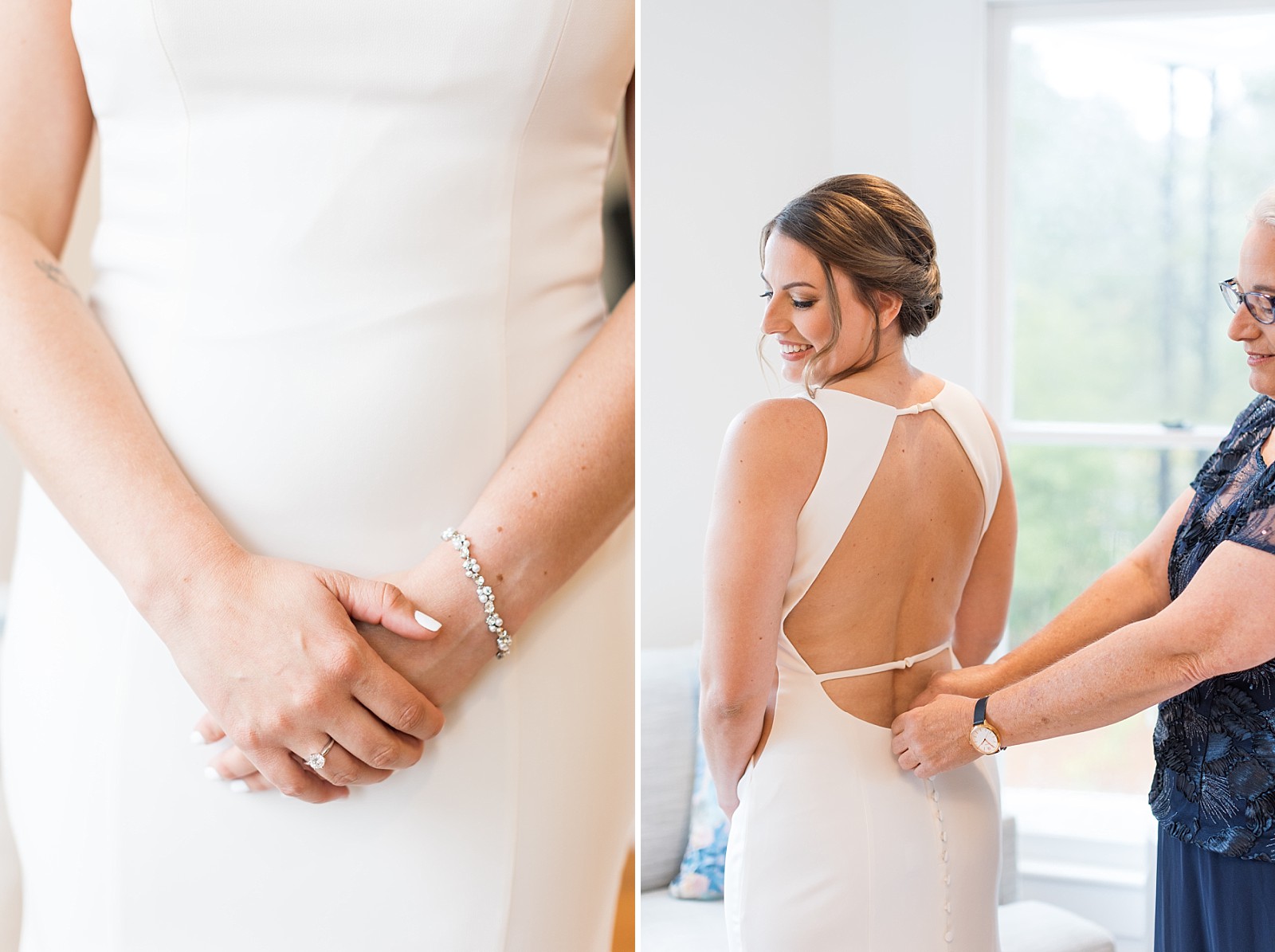 Bride getting ready at The Upchurch in Cary NC | Raleigh NC Wedding Photography