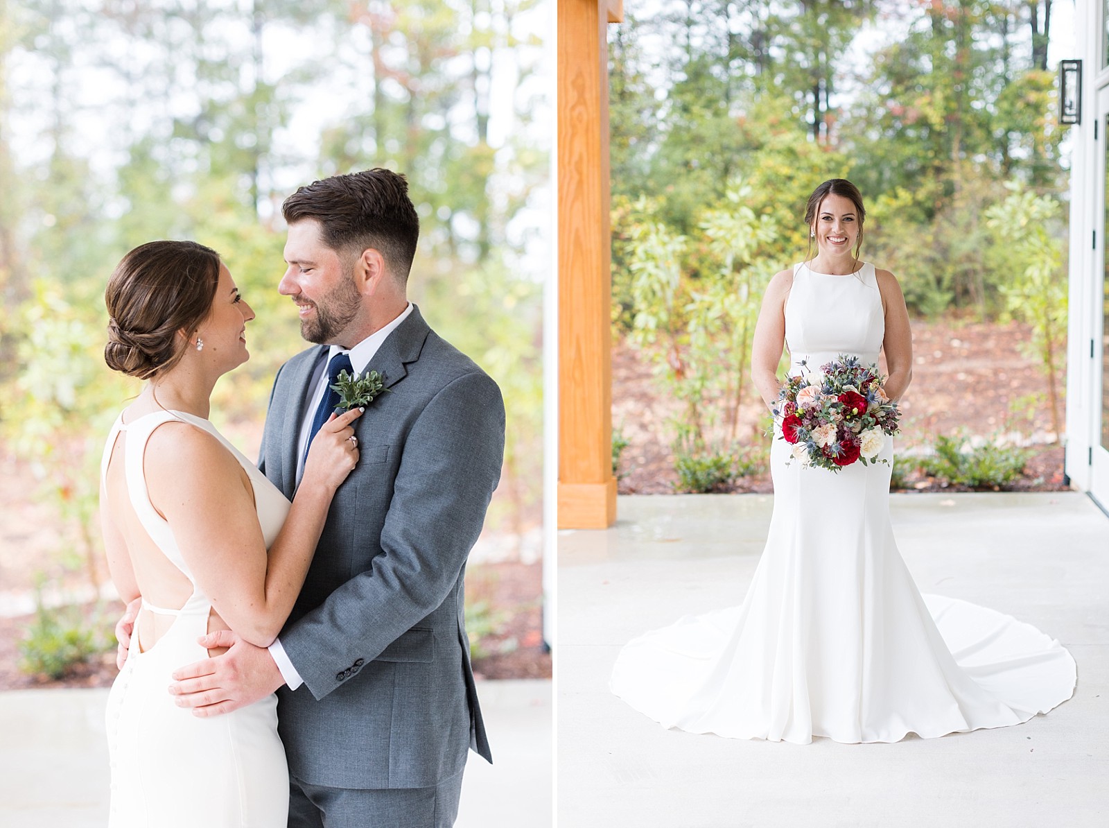 Bride and groom |The Upchurch in Cary NC | Raleigh NC Wedding Photography